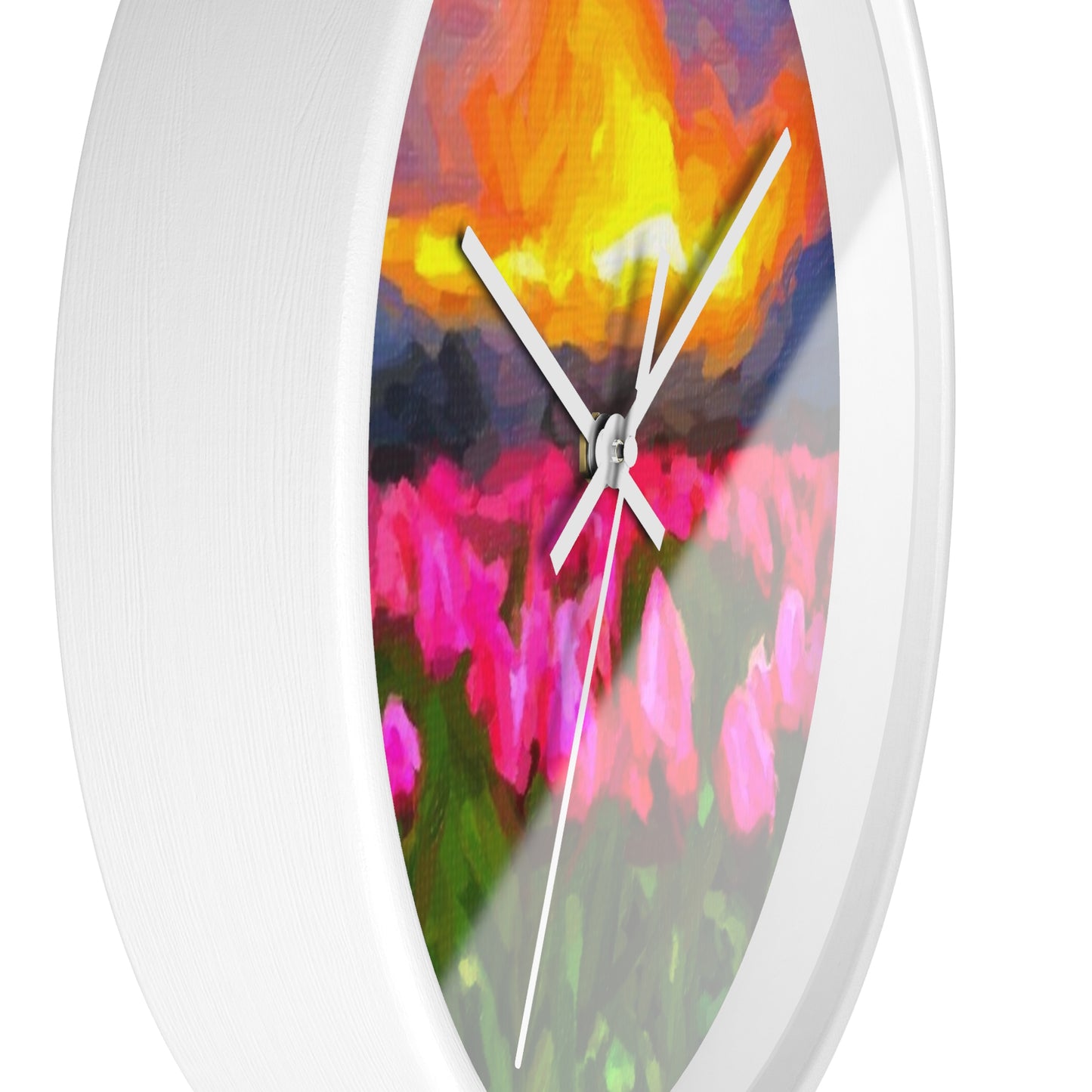 Wall Clock ... Skagit Valley Tulips ... Skagit Valley, Washington ... Family Archives ... Original Works ... Circa 1980's ...