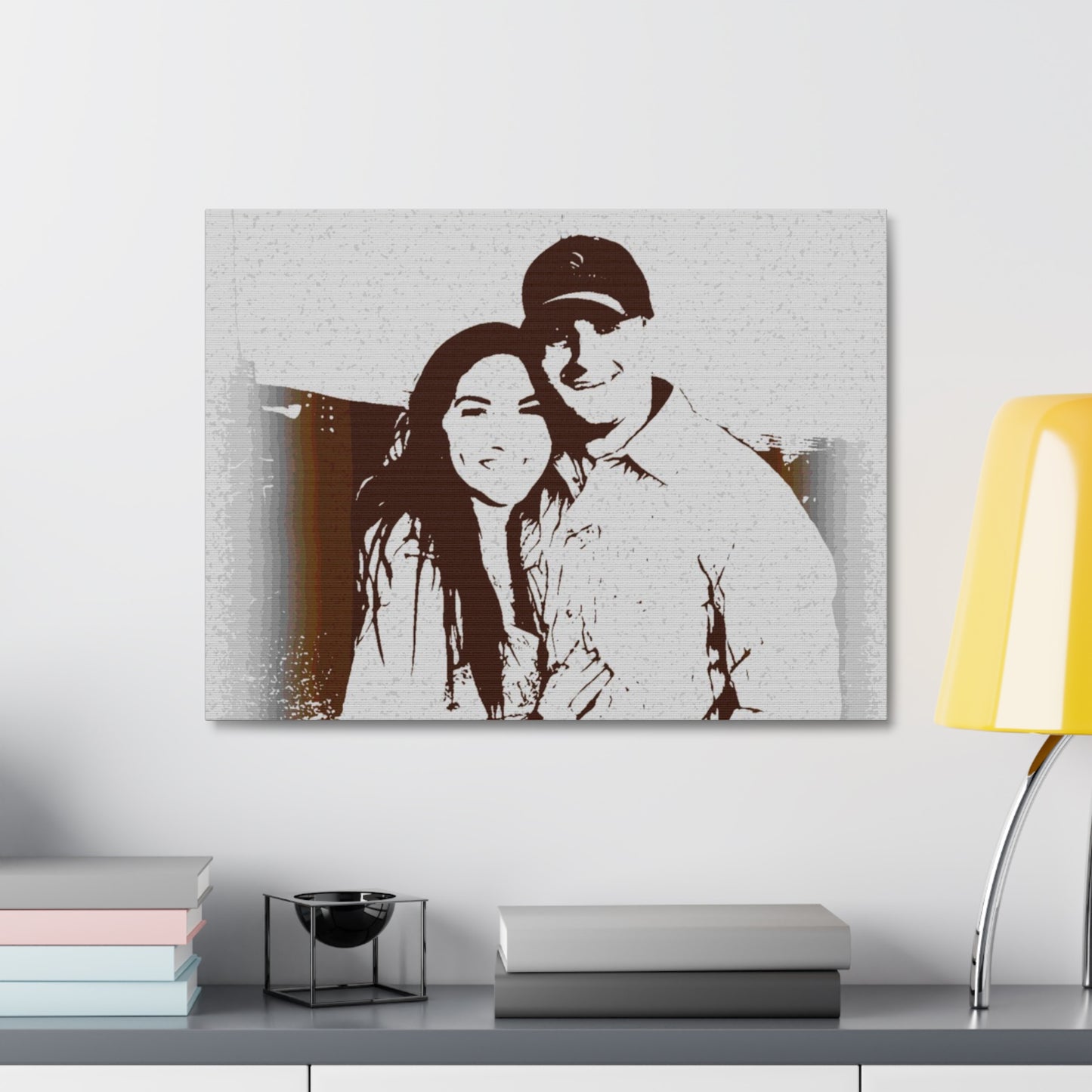 Satin Canvas, Stretched ... "The Best Of Friends" ... Original Works ... December 2023 ... Central Idaho, USA.