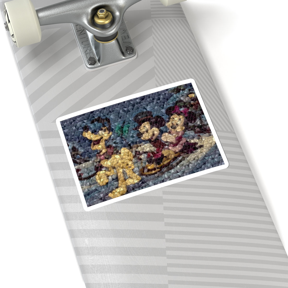 Kiss-Cut Stickers ... Mickey_N_Minnie Mouse & Pluto ... "A Winter Sleigh Ride" ... Original Works. Winter 2023 ...