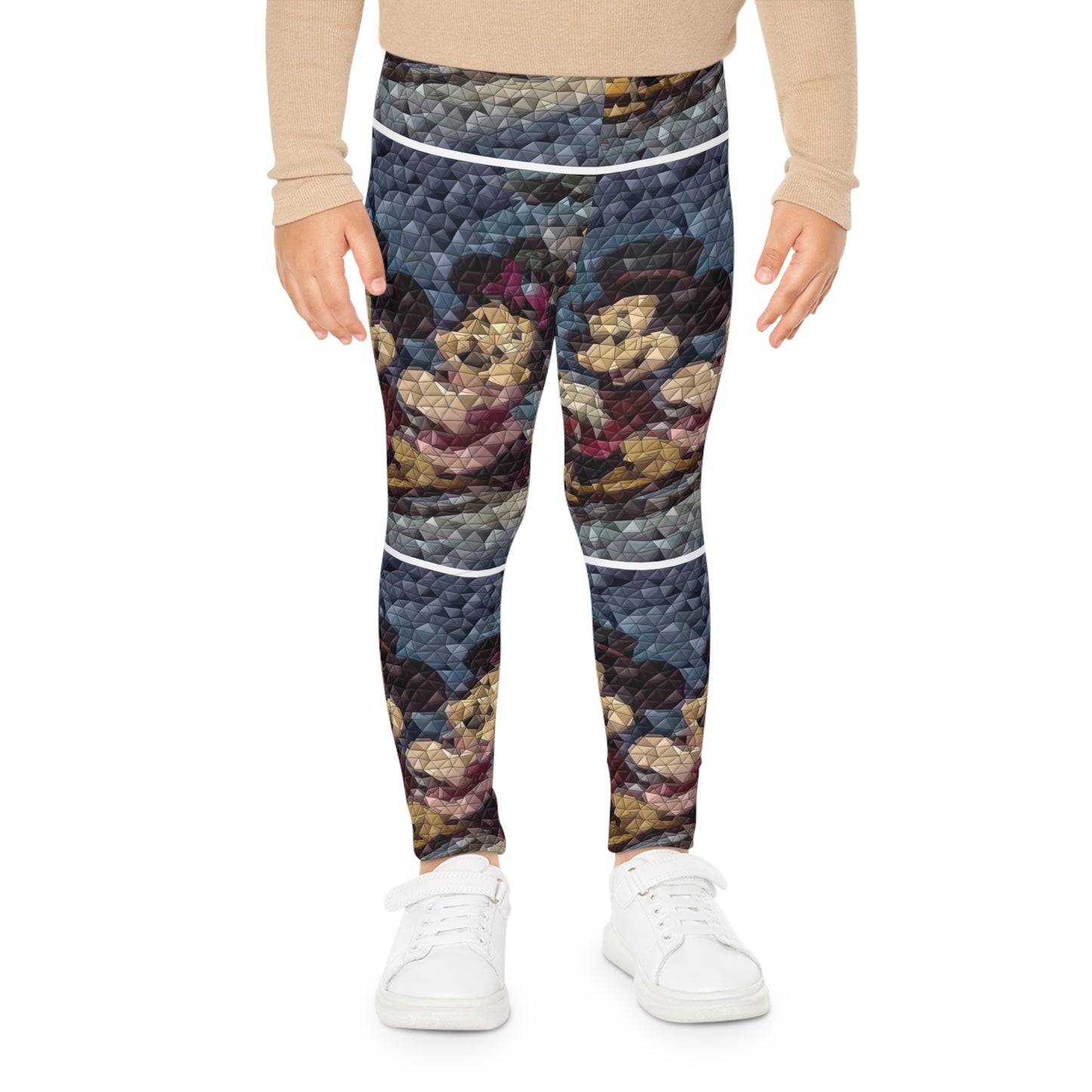Kids Leggings (AOP) ... Mickey_N_Minnie Mouse & Pluto ... "A Winter Sleigh Ride" ... Original Works. Winter 2023 ...
