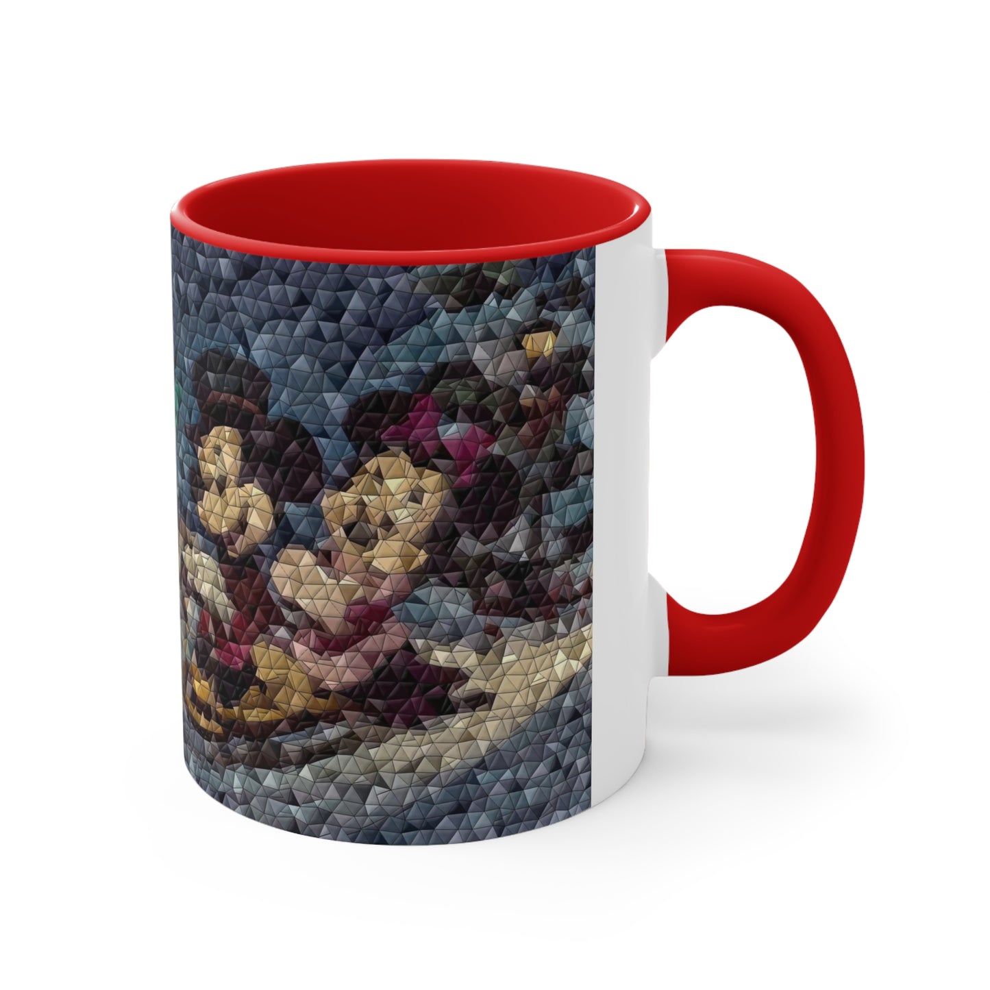 Accent Coffee Mug, 11oz ... Mickey_N_Minnie Mouse & Pluto ... "A Winter Sleigh Ride" ... Original Works. Winter 2023 ...