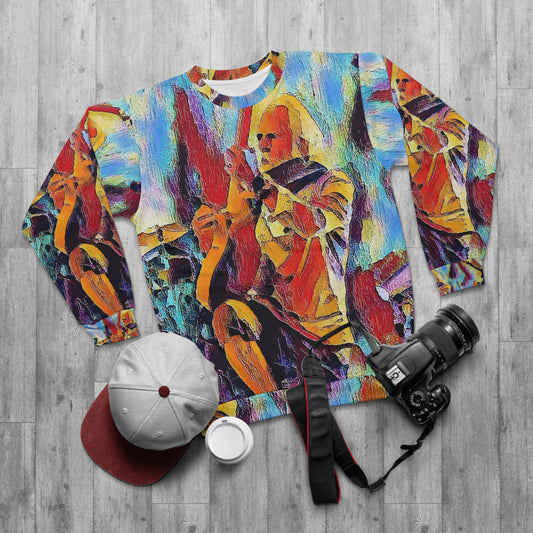 Unisex Sweatshirt (AOP) ... You Know It's Gonna-Get-Stranger ... "So Let's Get On With The Show" ... Summer_2023 Dead & Company Tour ... The-Final-Dose ... Original Works ...