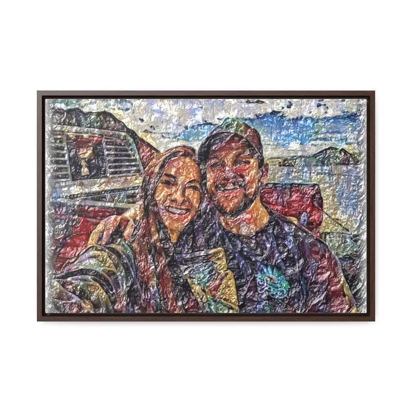 Gallery Canvas Wraps, Horizontal Frame ... "The Best Of Friends" ... Original Works ... December 2023 ... Central Idaho, USA.
