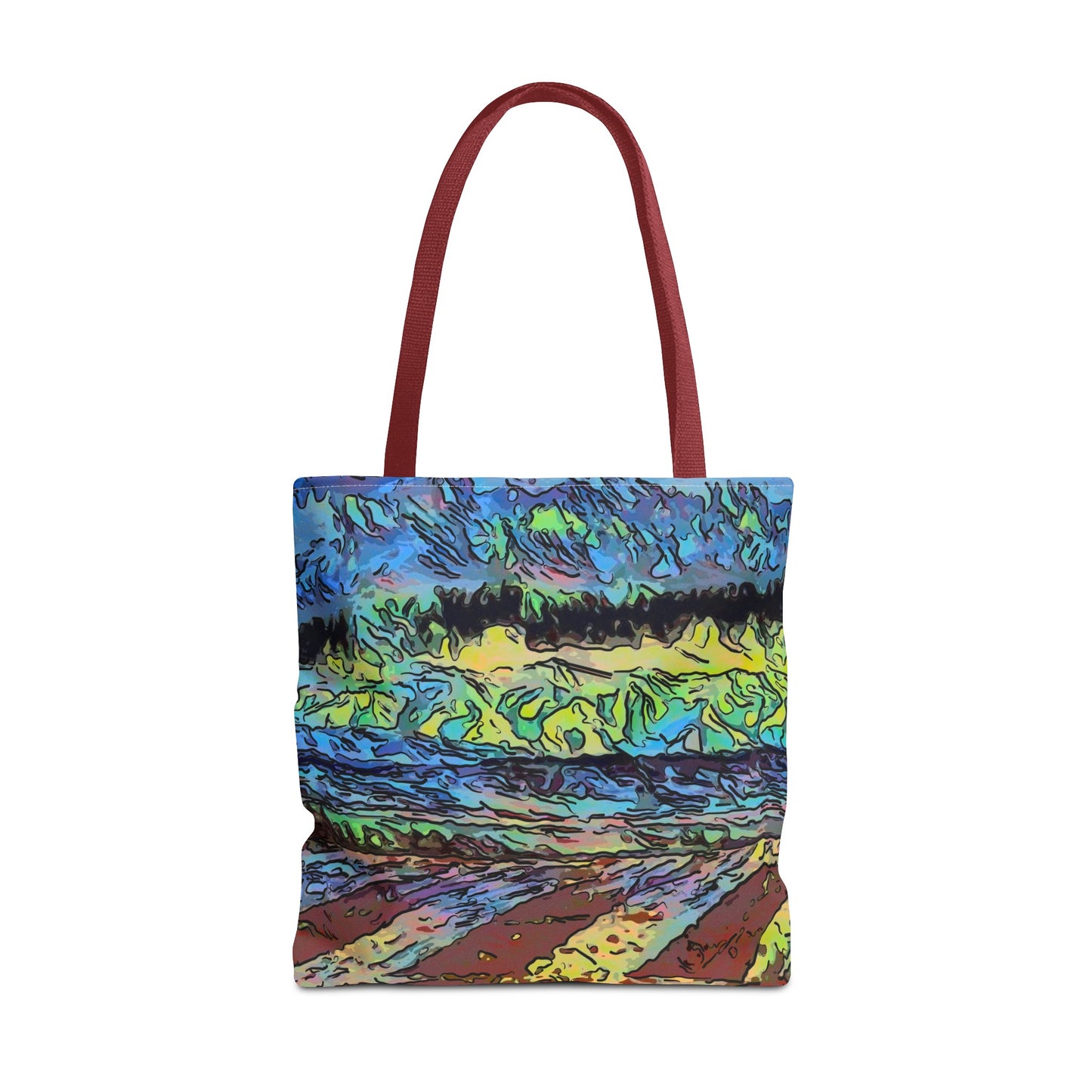 Tote Bag (AOP) ... On-The-Prairie .. "The Storm Is Brewing" ... Central Idaho: November 2023 ... Original Works ...