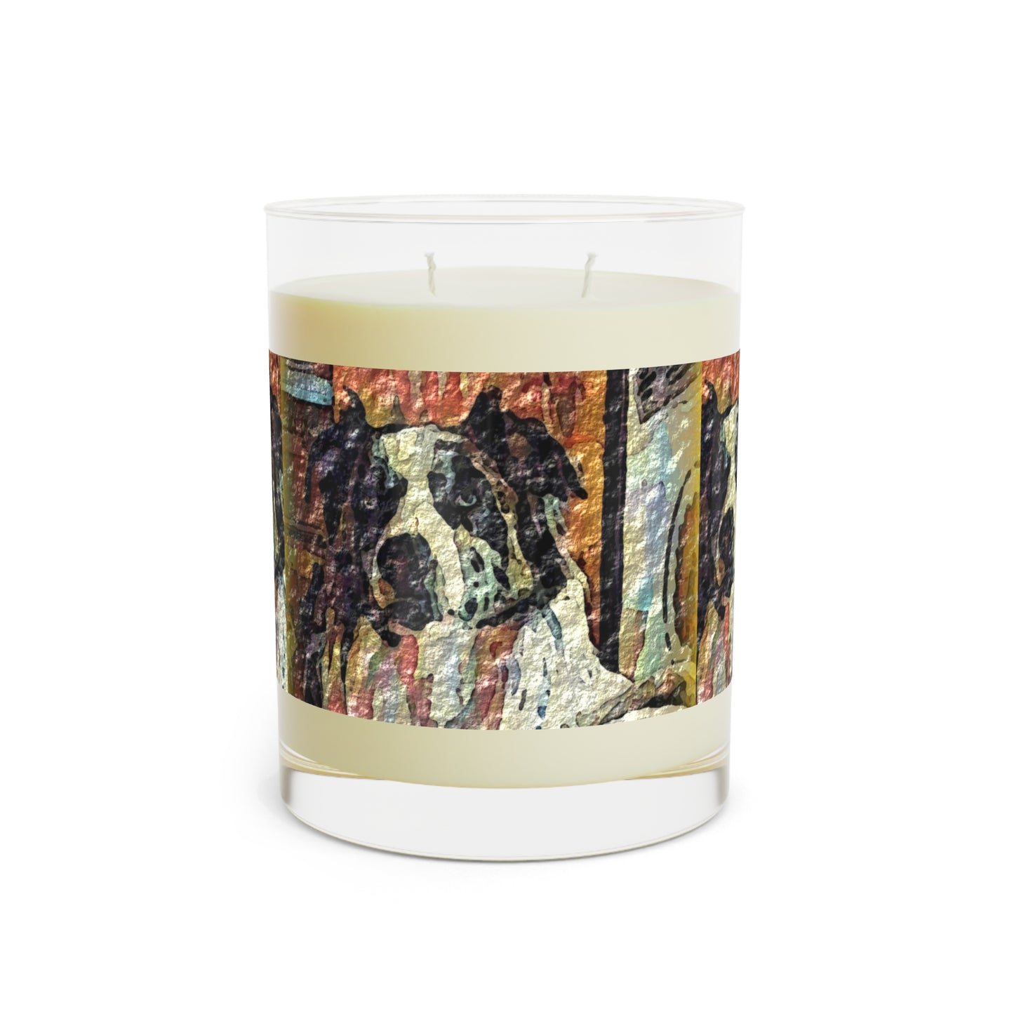Scented Candle - Full Glass, 11oz ... Ozzy-Hippensteel ... "Don't Cry Now ... Dry-Your-Eyes ... On-The-Wind". Original Works. May 2023.