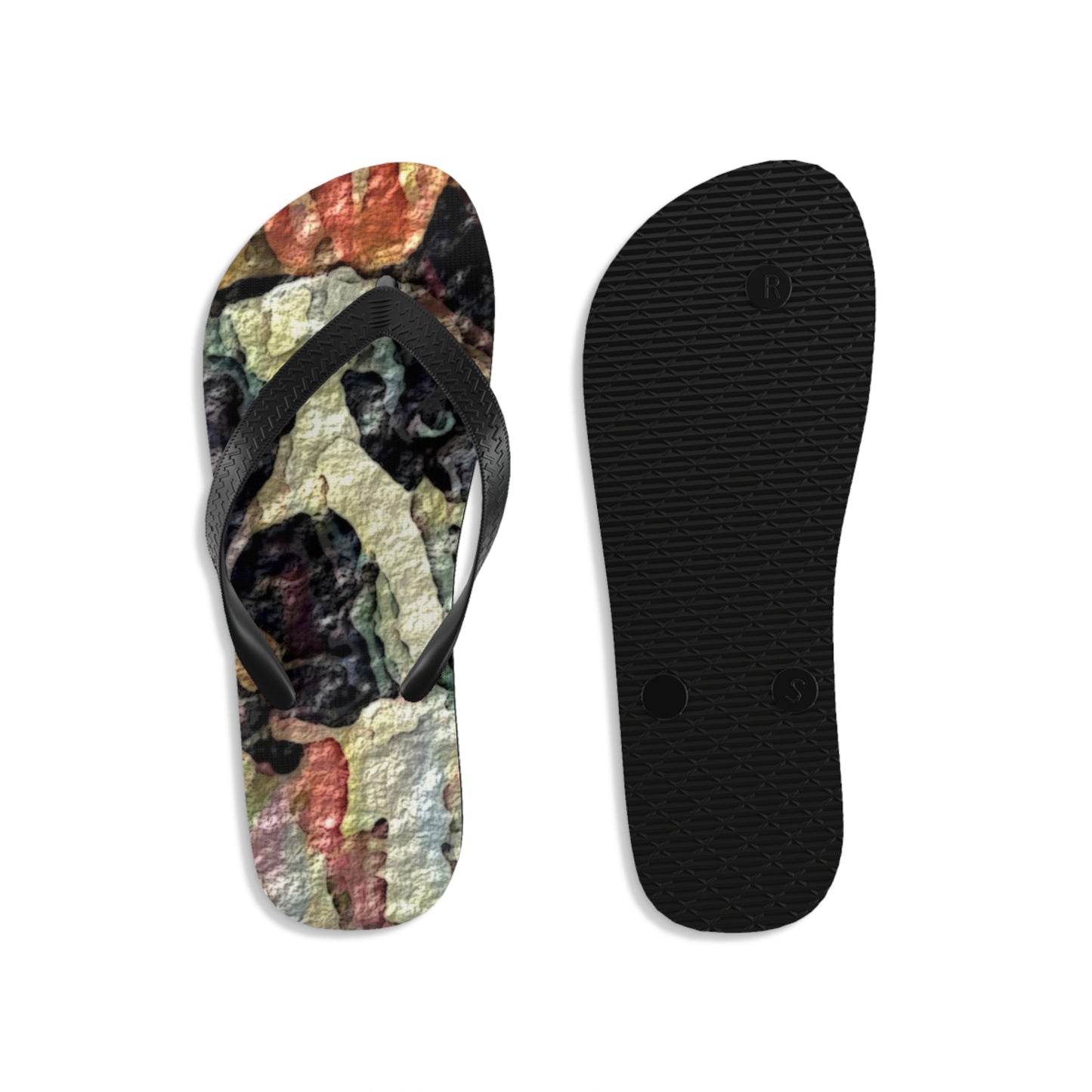 Unisex Flip-Flops ... Ozzy-Hippensteel ... "Don't Cry Now ... Dry-Your_Eyes ... On The Wind". Oriignal Works. May 2023.