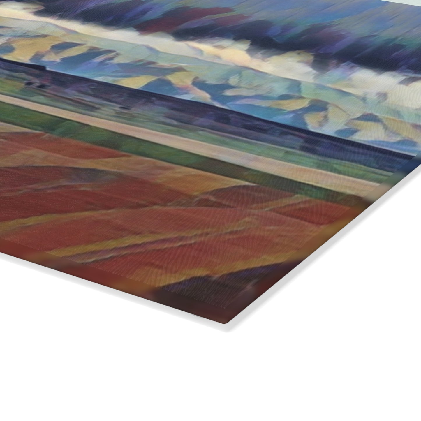 Glass Cutting Board ...  On-The-Prairie .. "The Storm Is Brewing" ... Central Idaho: November 2023 ... Original Works ...