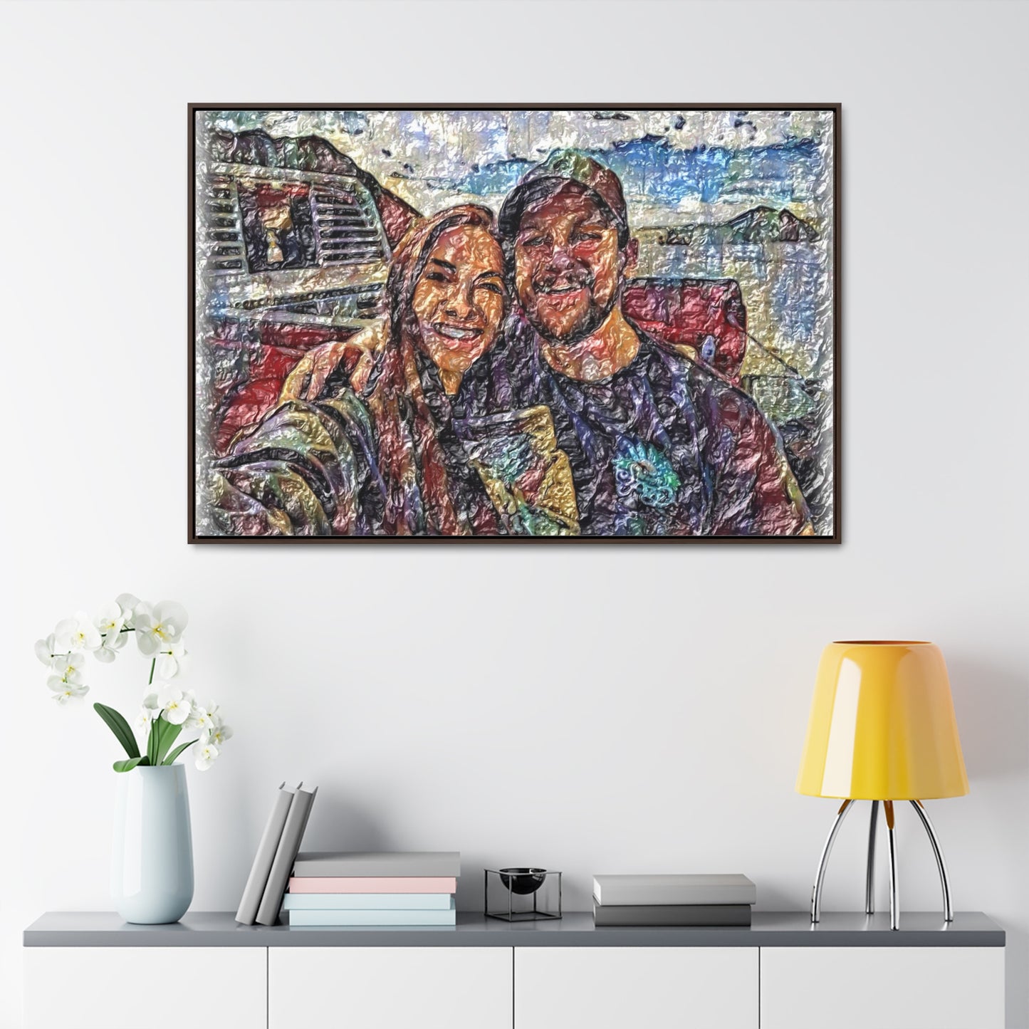 Gallery Canvas Wraps, Horizontal Frame ... "The Best Of Friends" ... Original Works ... December 2023 ... Central Idaho, USA.