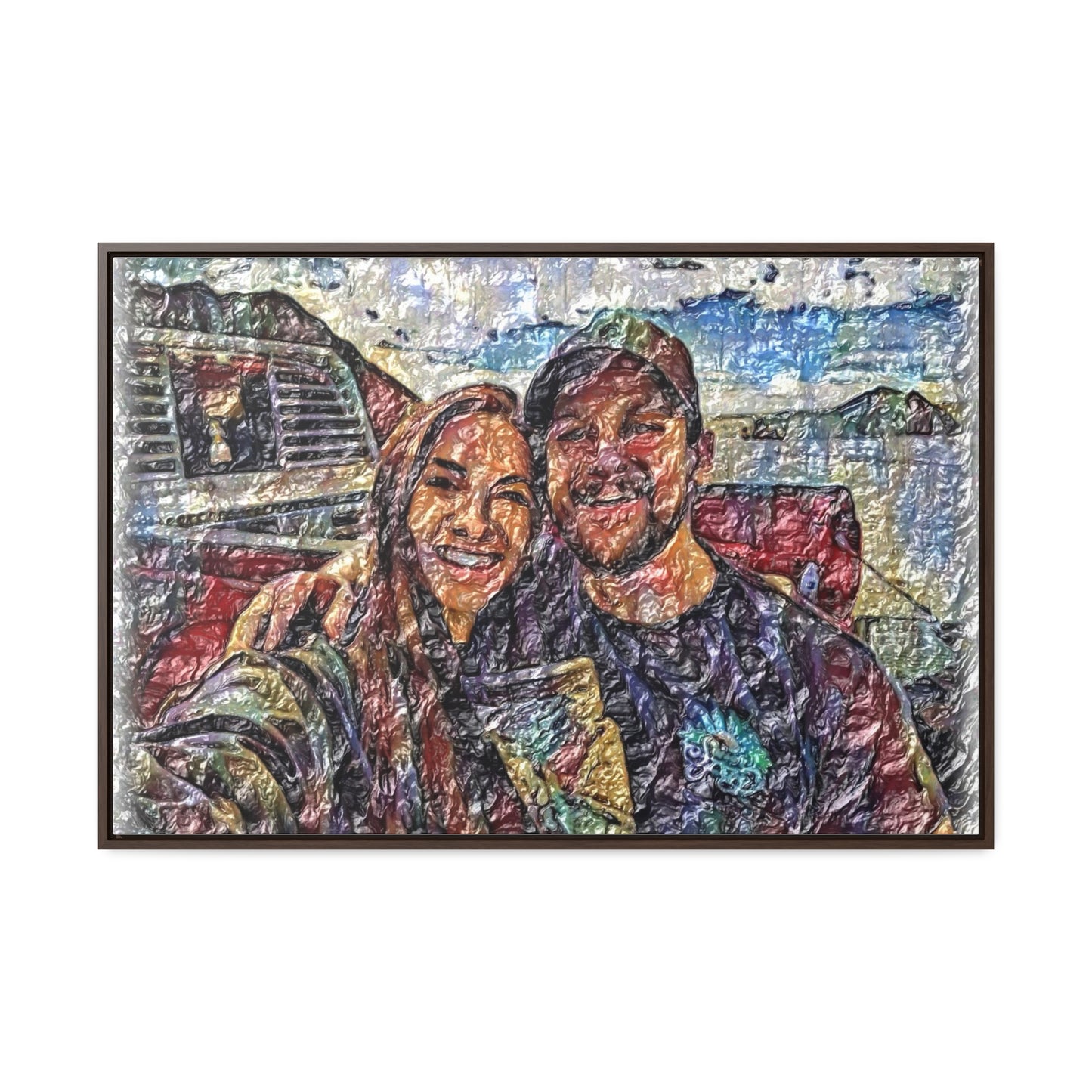 Gallery Canvas Wraps, Horizontal Frame ... "The Best Of Friends" ... Original Works ... December 2023 ... Central Idaho, USA.