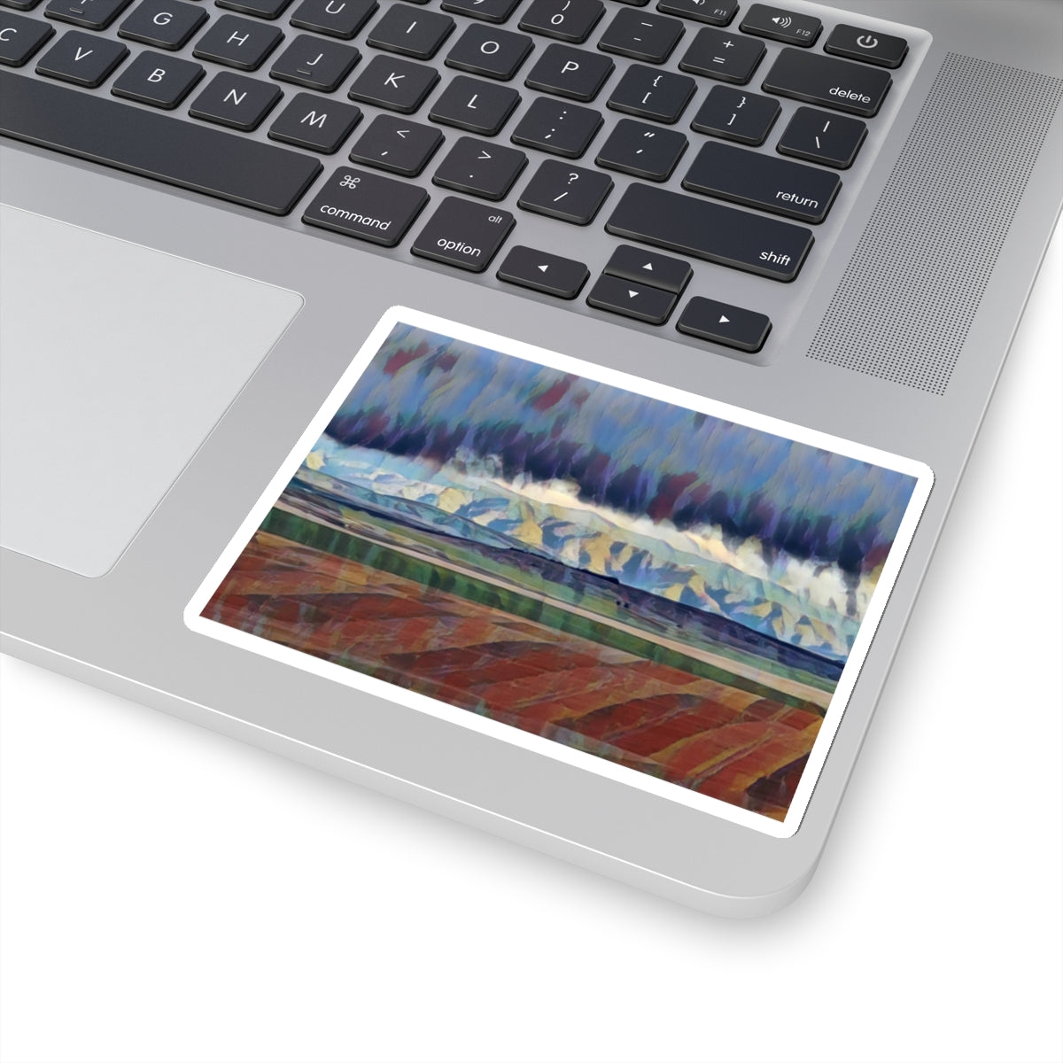 Kiss-Cut Stickers ... On-The-Prairie .. "The Storm Is Brewing" ... Central Idaho: November 2023 ... Original Works  ...