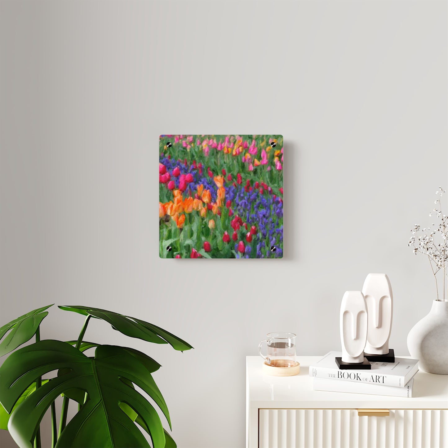 Acrylic Wall Art Panels ... Skagit Valley Tulips ... Skagit Valley, Washington ... Family Archives ... Original Works ... Circa 1980's ...