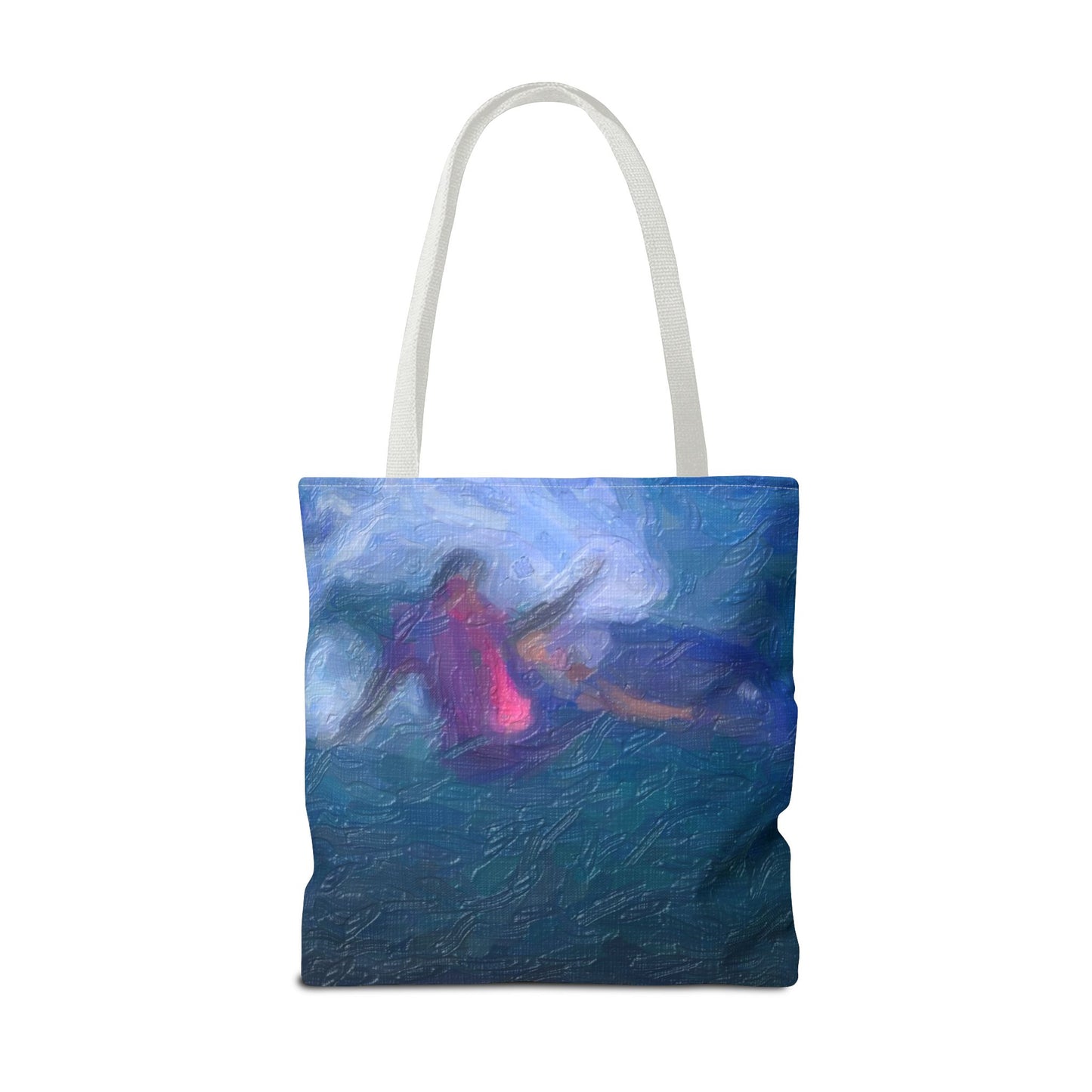 Tote Bag (AOP) ... Paris_2024_Surfing Competition-Tahiti_French-Polynesia .... 'Gabriel Medina World Campion Drops-In' ... Original Works ...