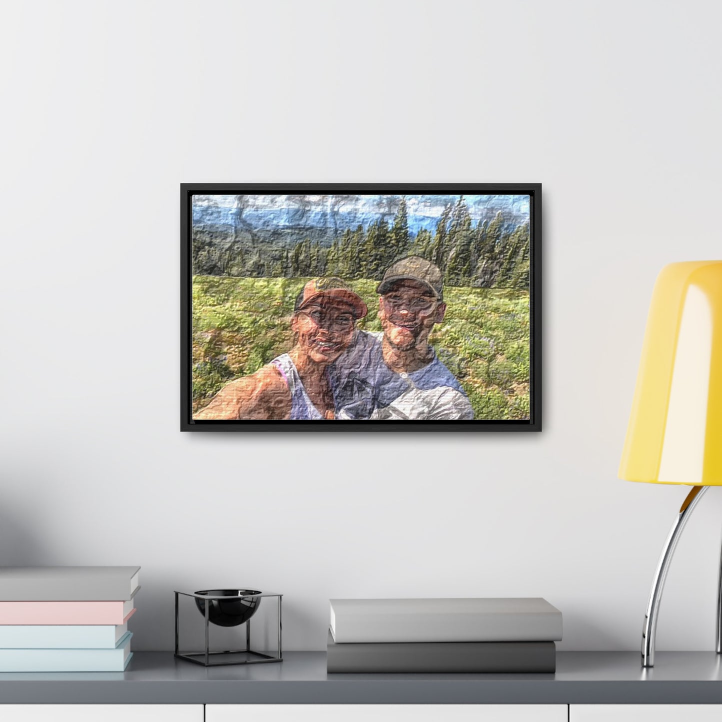 Gallery Canvas Wraps, Horizontal Frame ... "The Best Of Friends" ... Original Works ... December 2023 ... Central Idaho, USA.