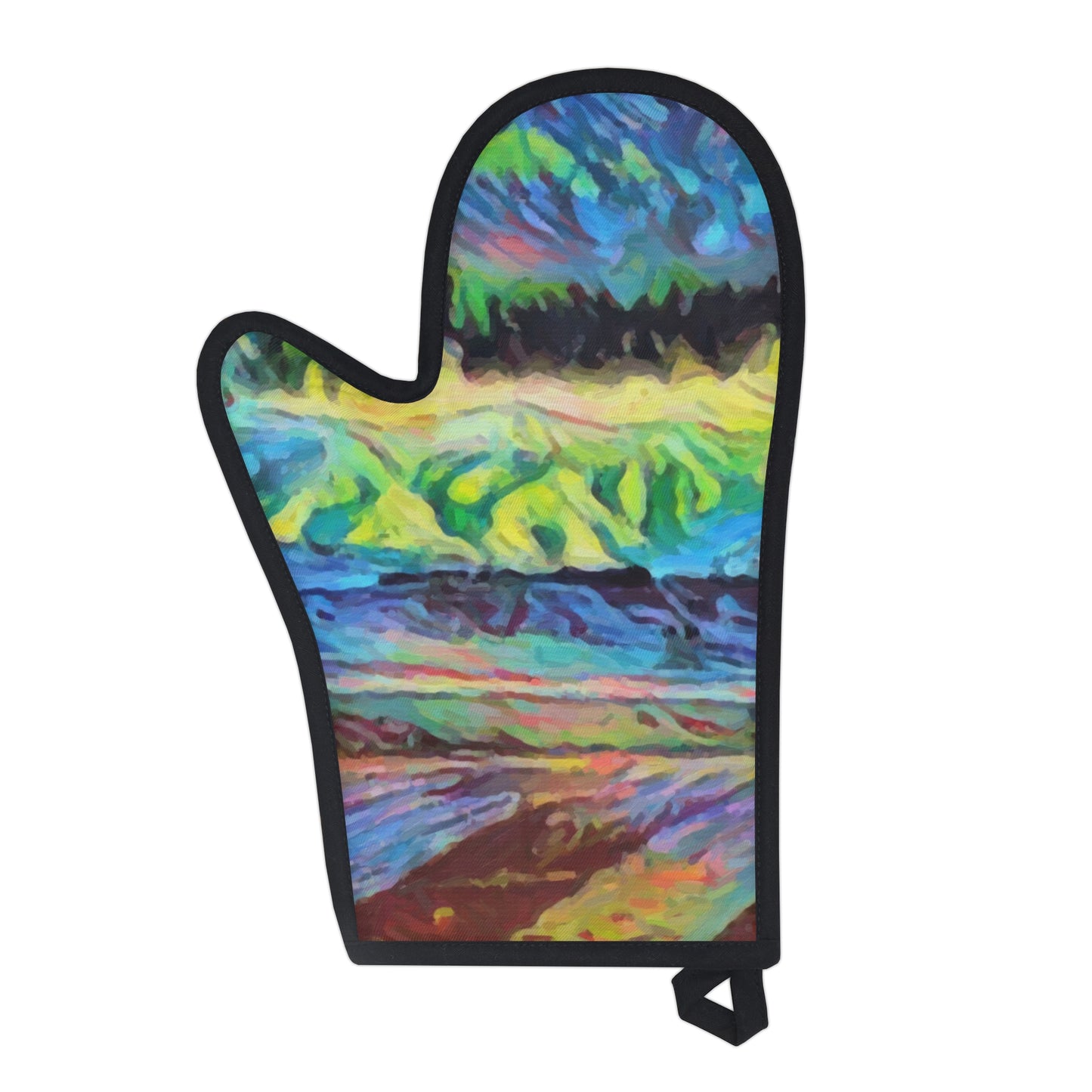 Oven Glove ...  On-The-Prairie .. "The Storm Is Brewing" ... Central Idaho: November 2023 ... Original Works ...
