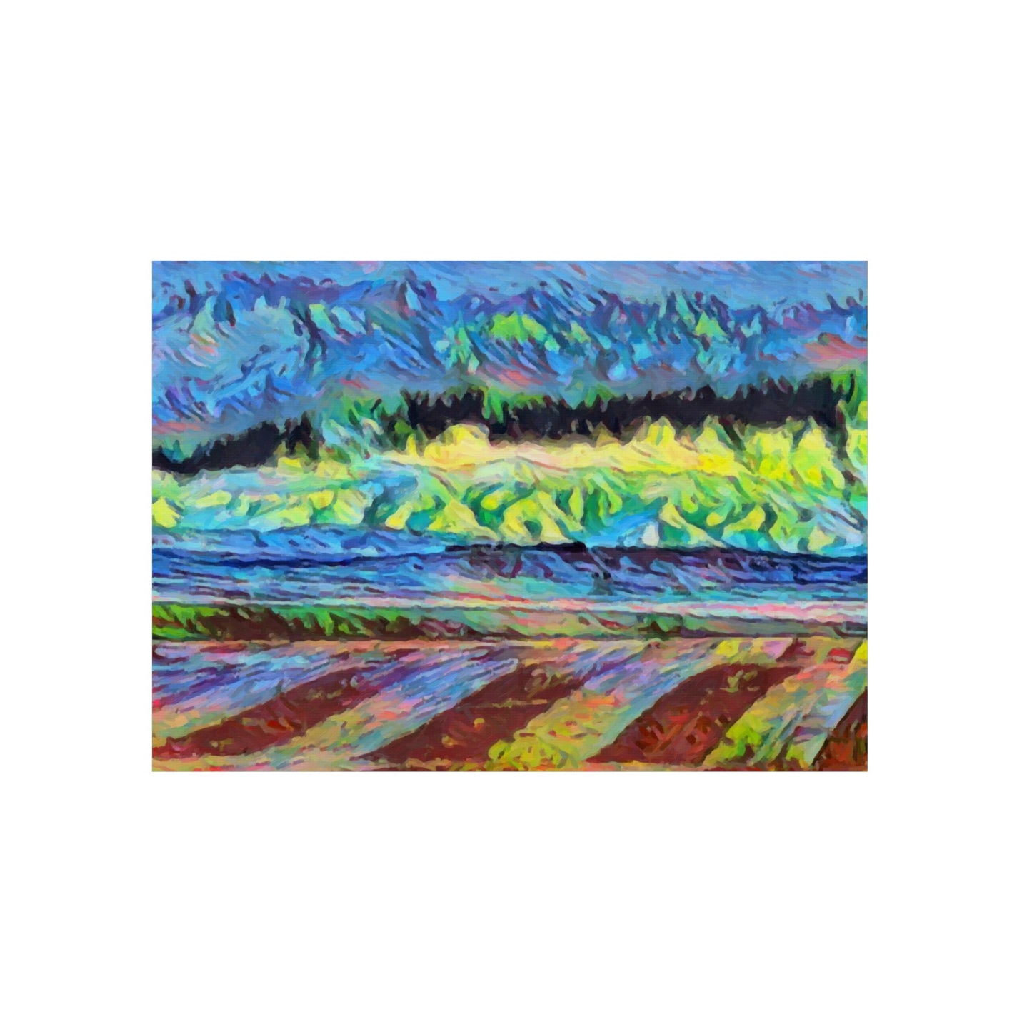 Aluminum Composite Panels ... On-The-Prairie .. "The Storm Is Brewing" ... Central Idaho: November 2023 ... Original Works ...