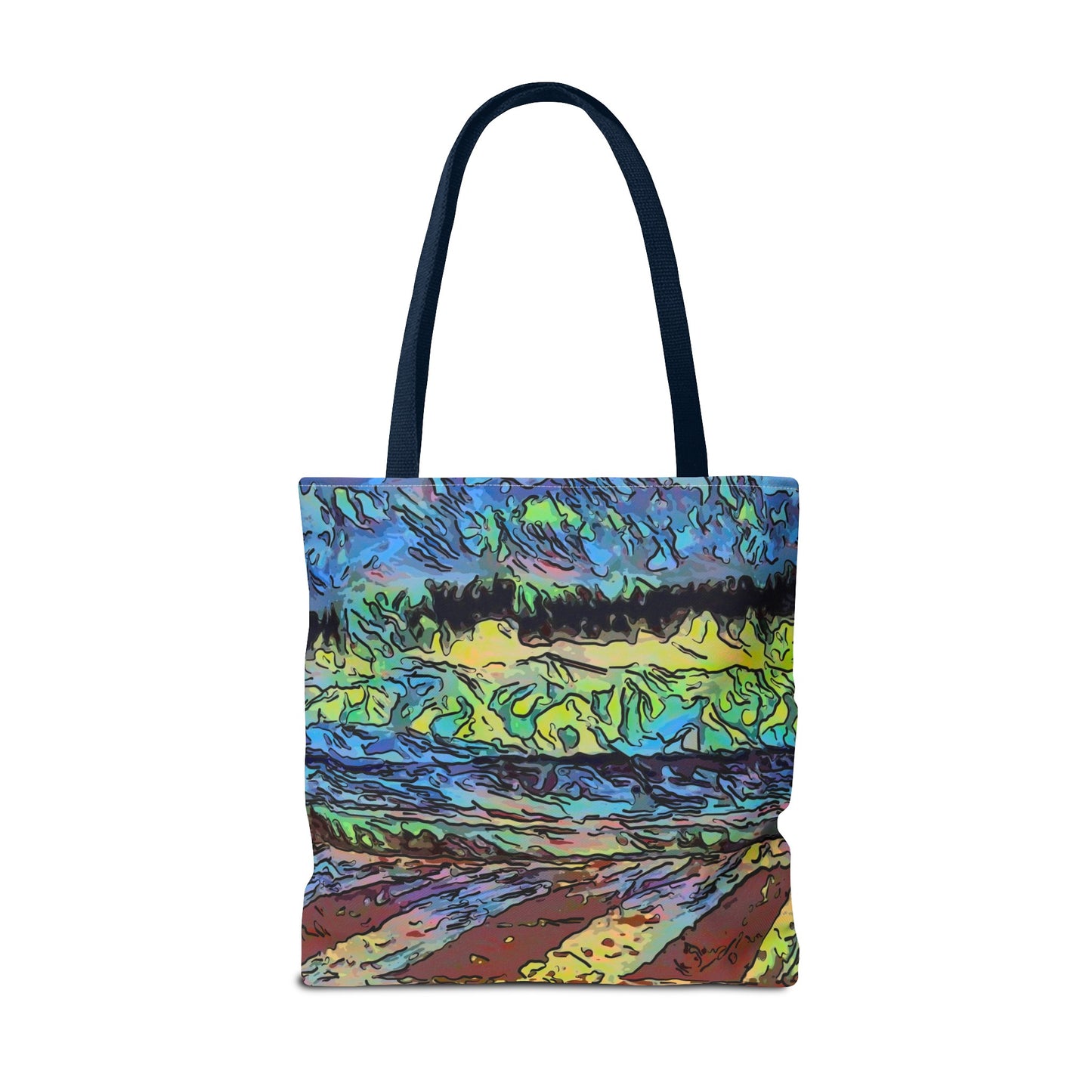 Tote Bag (AOP) ... On-The-Prairie .. "The Storm Is Brewing" ... Central Idaho: November 2023 ... Original Works ...
