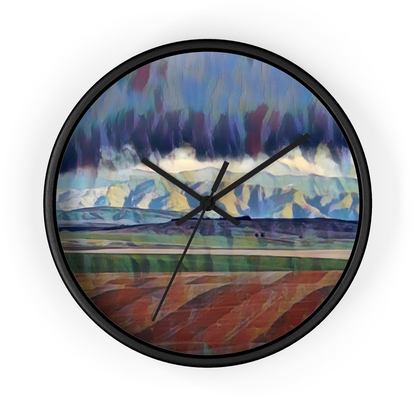 Wall Clock ... On-The-Prairie .. "The Storm Is Brewing" ... Central Idaho: November 2023 ... Original Works ...