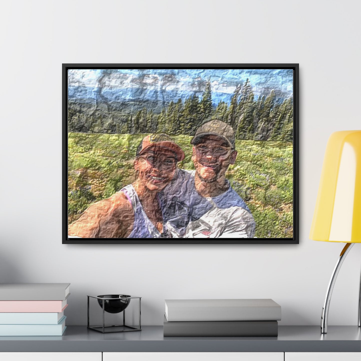 Gallery Canvas Wraps, Horizontal Frame ... "The Best Of Friends" ... Original Works ... December 2023 ... Central Idaho, USA.
