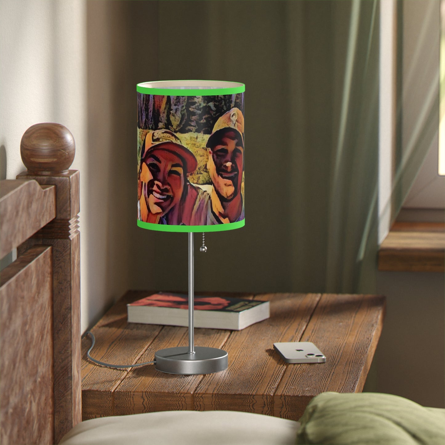Lamp on a Stand, US|CA plug ... "The Best Of Friends" ... Original Works ... December 2023 ... Central Idaho, USA.