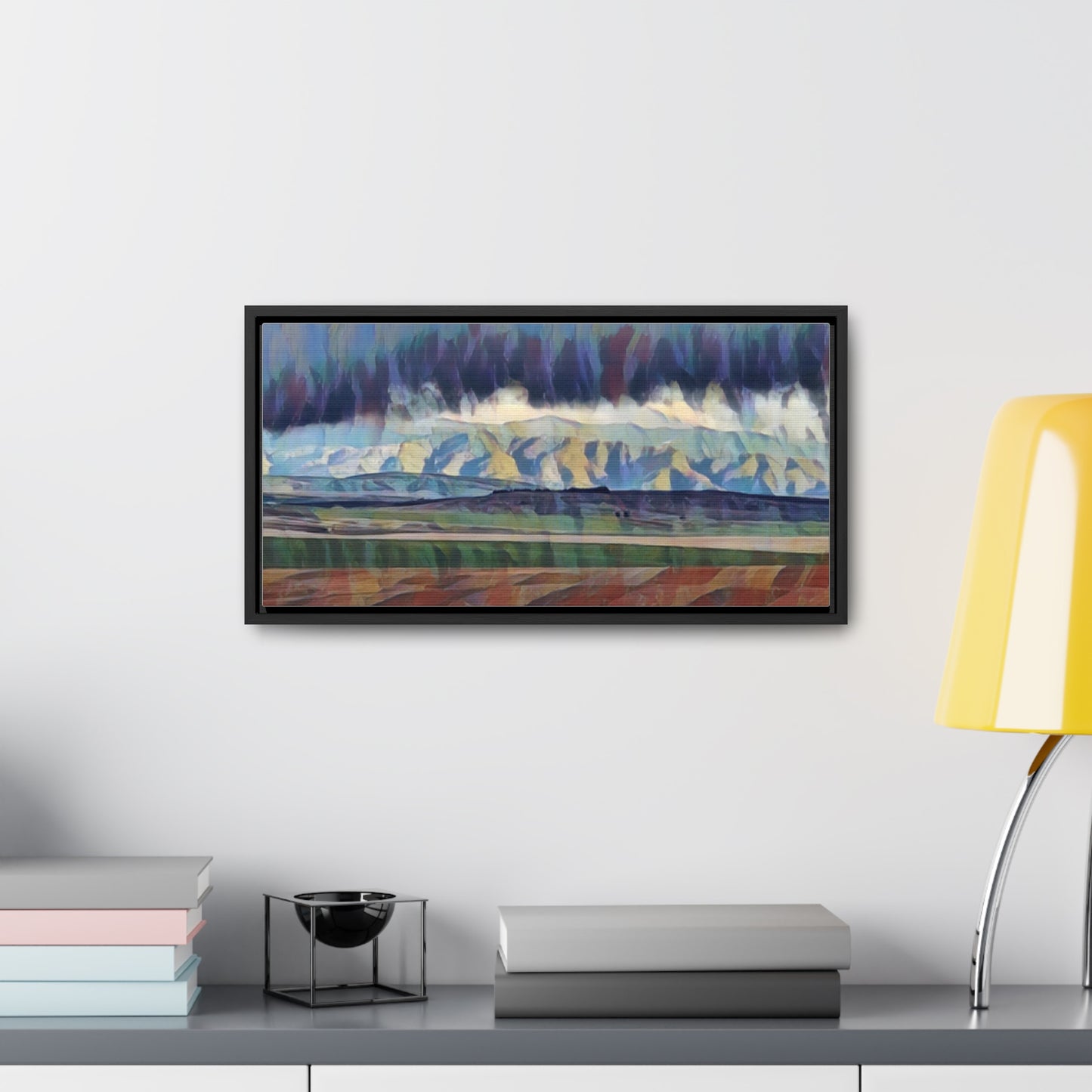 Gallery Canvas Wraps, Horizontal Frame ... On-The-Prairie .. "The Storm Is Brewing" ... Central Idaho: November 2023 ... Original Works ...