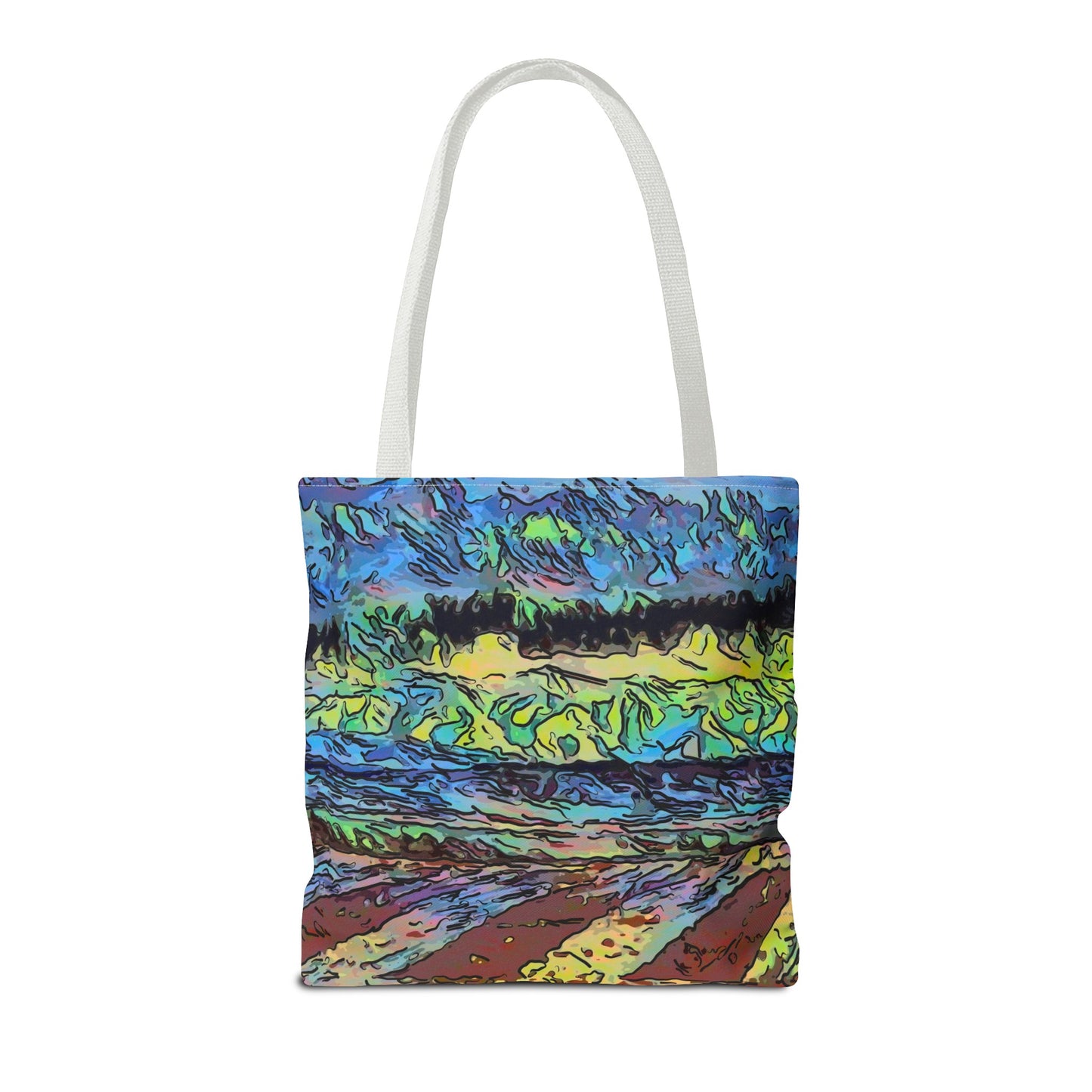 Tote Bag (AOP) ... On-The-Prairie .. "The Storm Is Brewing" ... Central Idaho: November 2023 ... Original Works ...