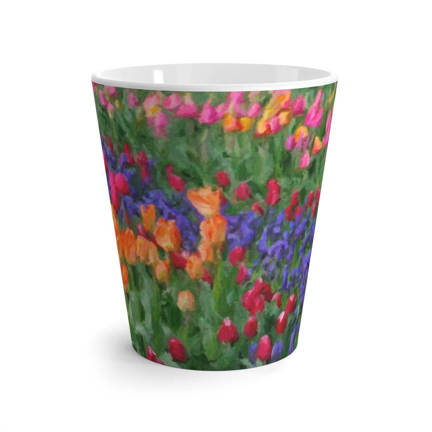 Latte Mug ... Skagit Valley Tulips ... Skagit Valley, Washington ... Family Archives ... Original Works ... Circa 1980's ...