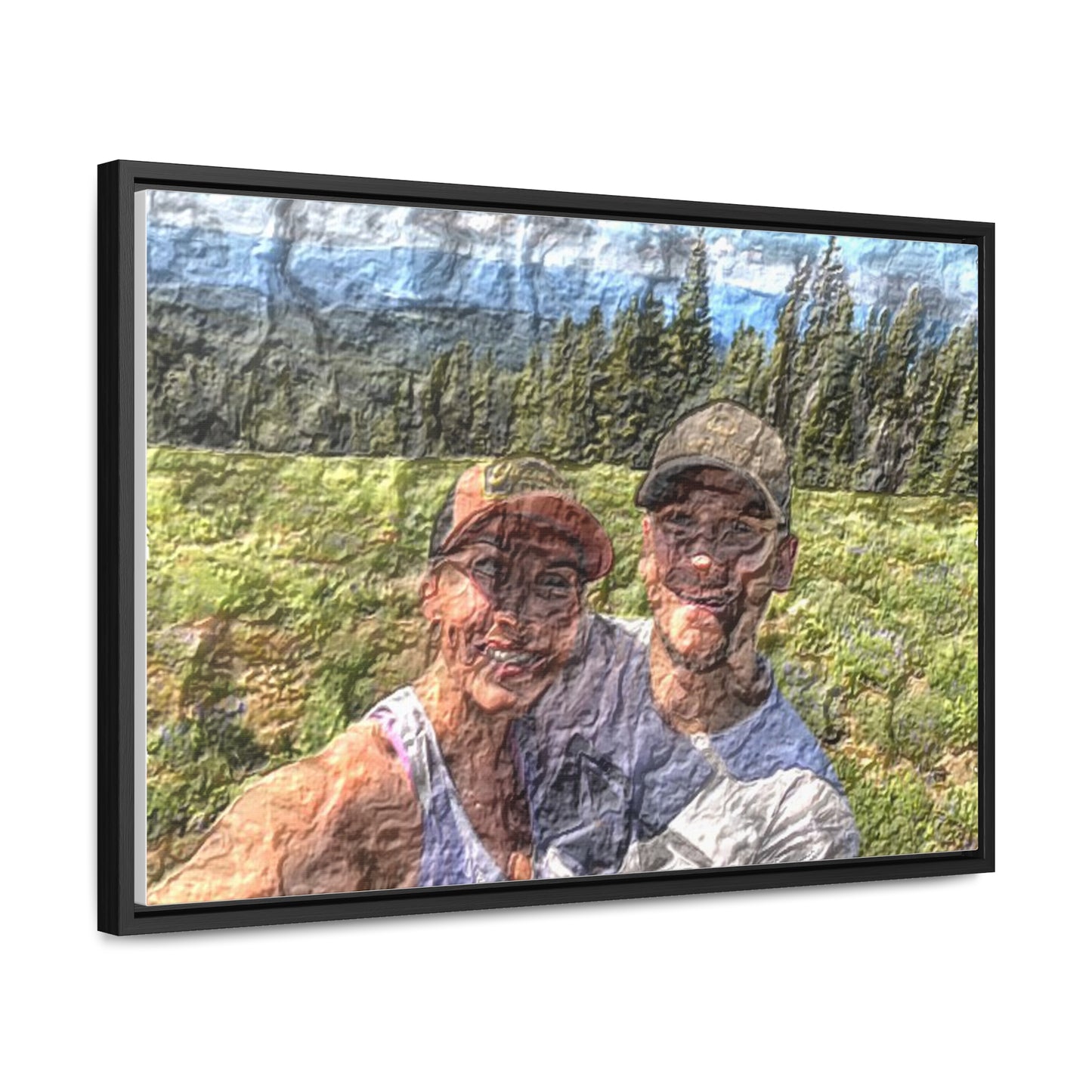 Gallery Canvas Wraps, Horizontal Frame ... "The Best Of Friends" ... Original Works ... December 2023 ... Central Idaho, USA.