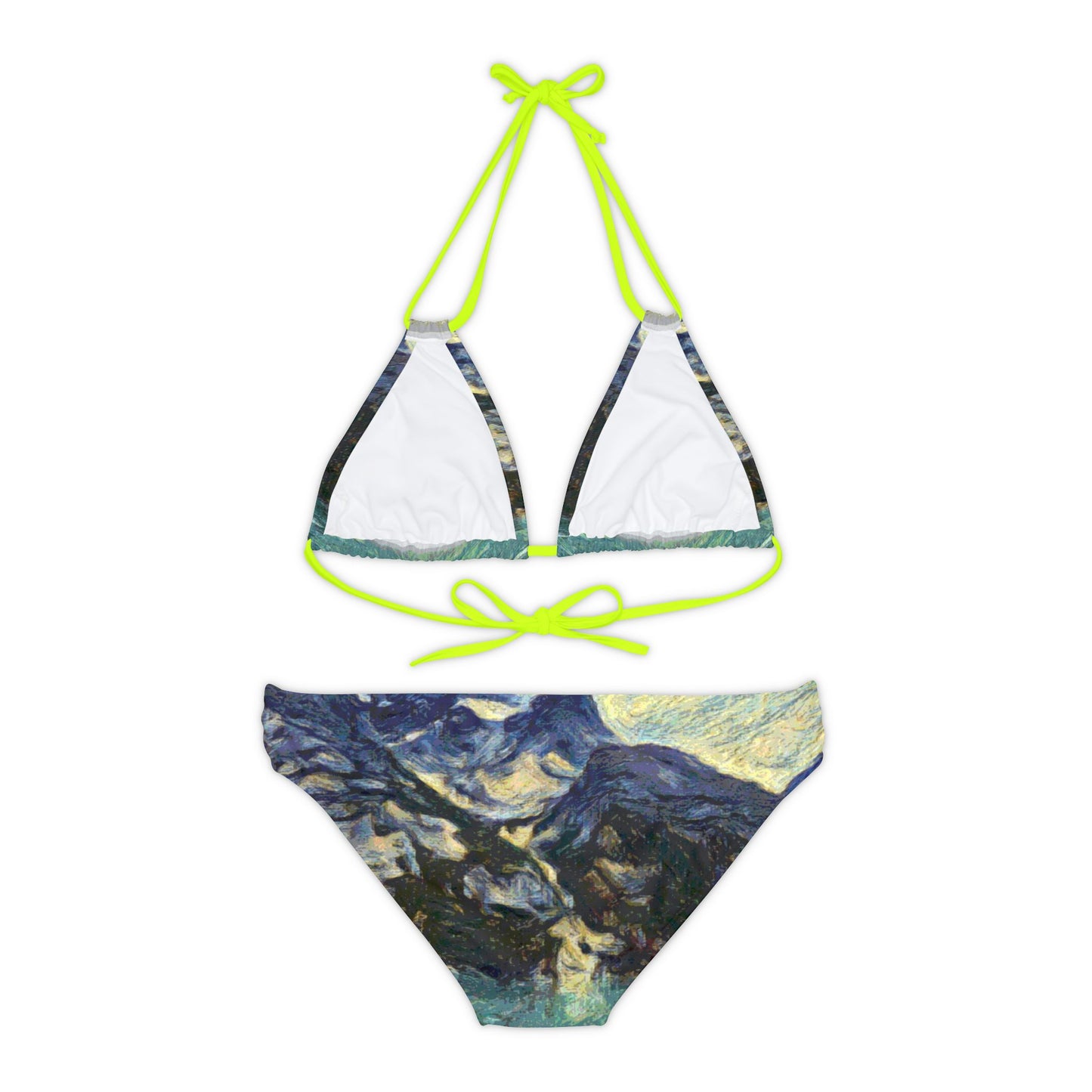 Strappy Bikini Set (AOP) ... Tracy Arm Fjord ... South Of Skagway, Alaska ... Summer: June 2024 ... Original Works ...