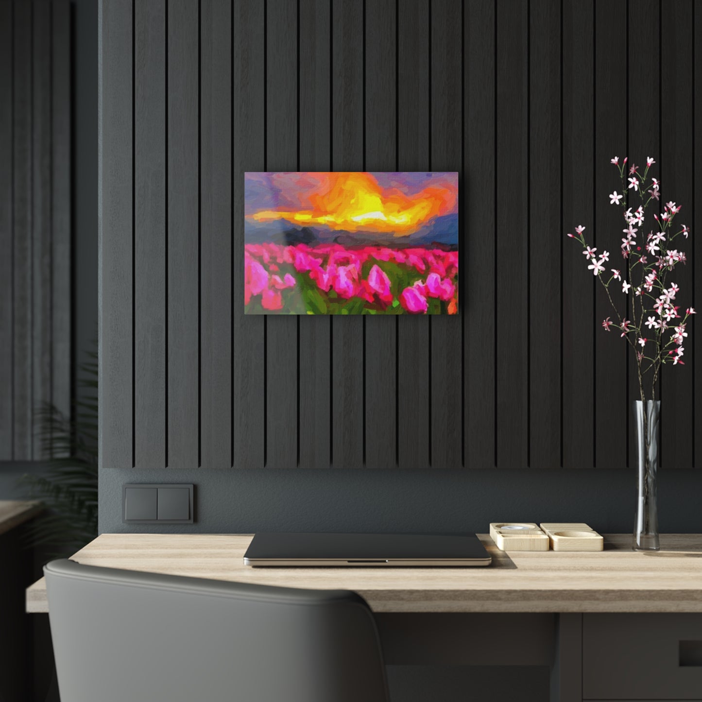 Acrylic Prints ... Skagit Valley Tulips ... Skagit Valley, Washington ... Family Archives ... Original Works ... Circa 1980's ...