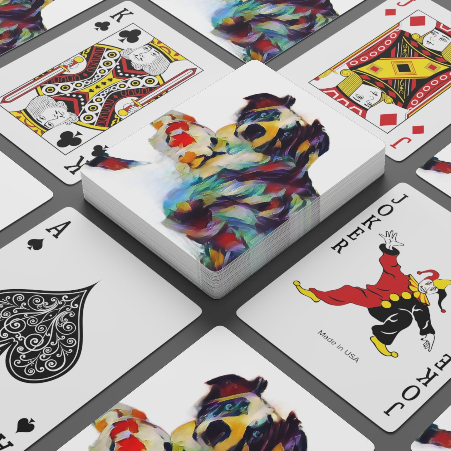 Custom Poker Cards ... Ozzy-Hippensteel ... "Don't Cry Now ... Dry-Your-Eyes ... On-The-Wind". Original Works. May 2023.