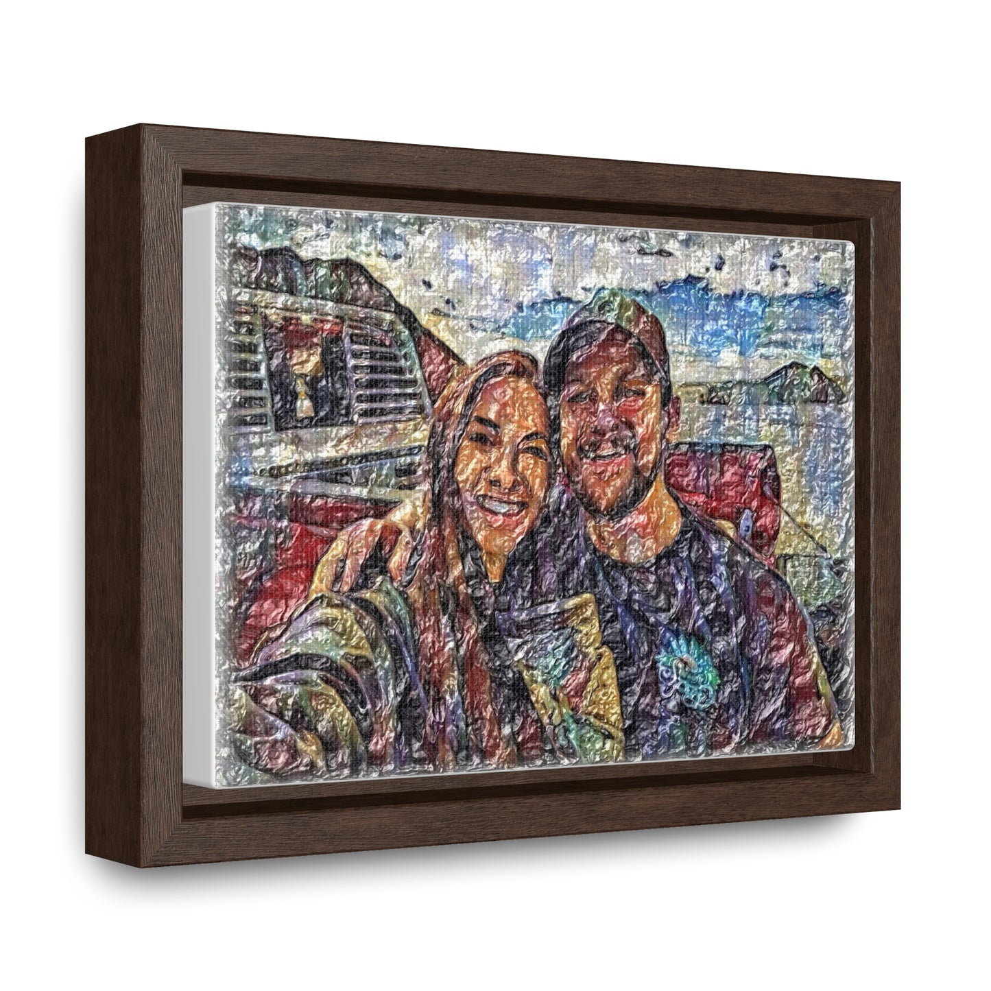Gallery Canvas Wraps, Horizontal Frame ... "The Best Of Friends" ... Original Works ... December 2023 ... Central Idaho, USA.