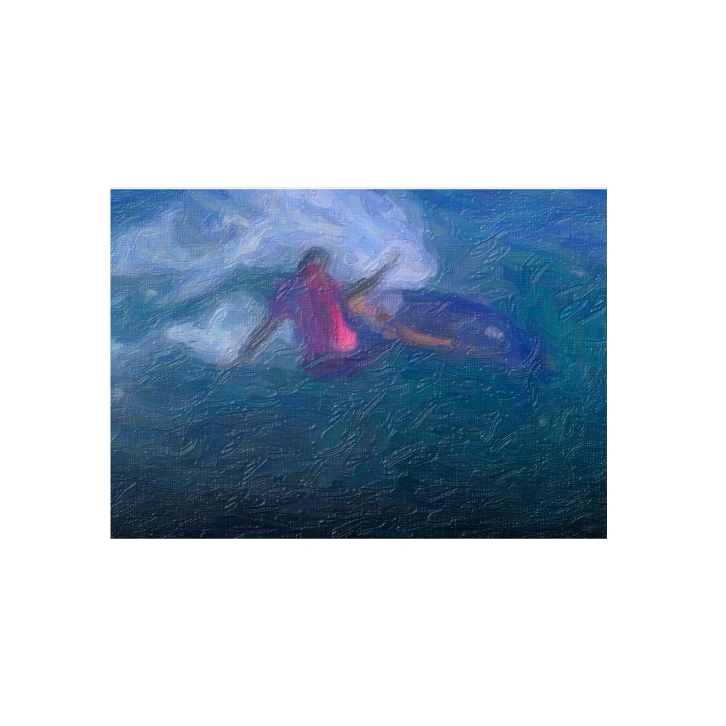 Aluminum Composite Panels ... Paris_2024_Surfing Competition-Tahiti_French-Polynesia .... 'Gabriel Medina World Campion Drops-In' ... Original Works ...