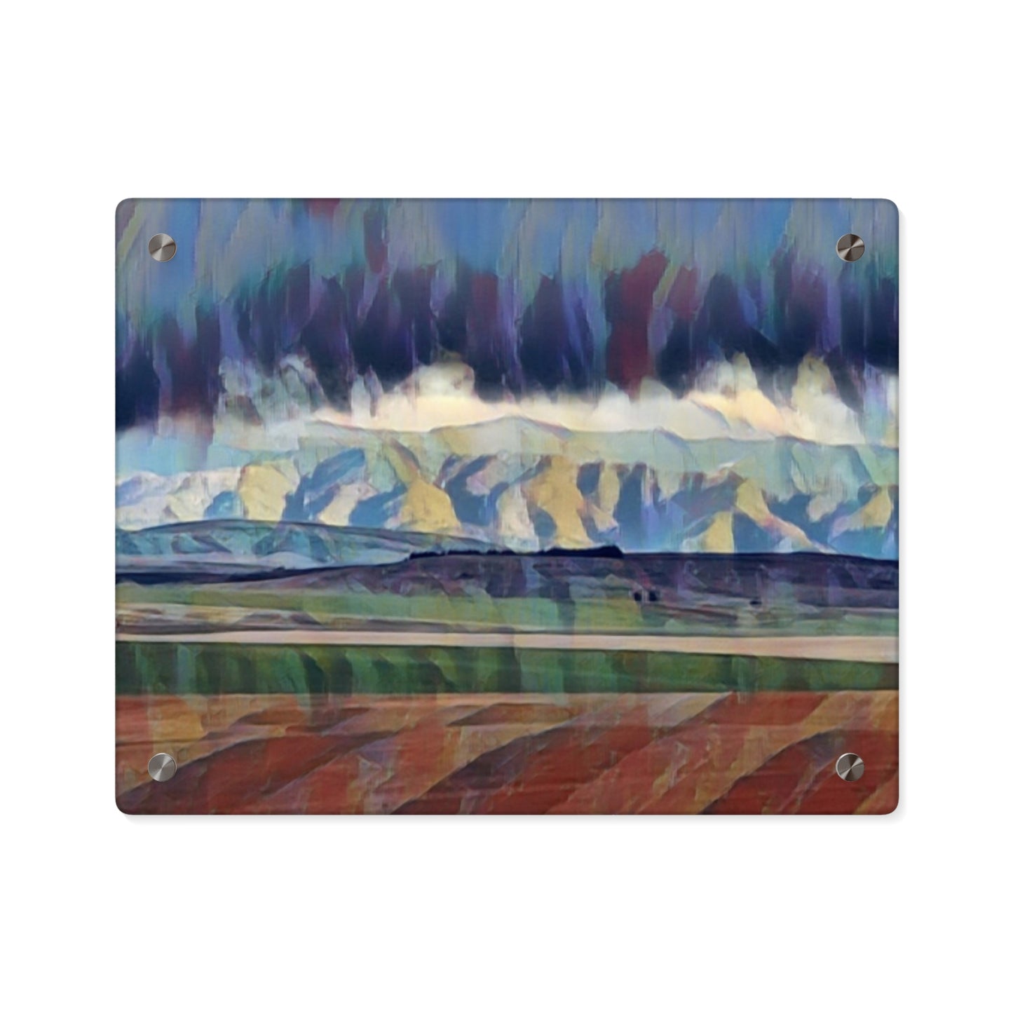 Acrylic Wall Art Panels ... On-The-Prairie .. "The Storm Is Brewing" ... Central Idaho: November 2023 ... Original Works ...