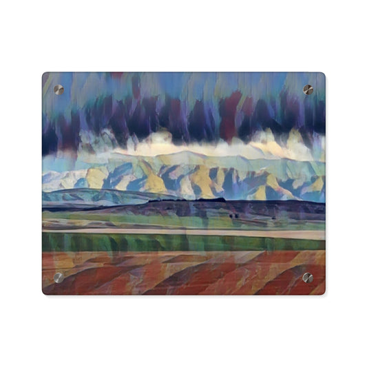 Acrylic Wall Art Panels ... On-The-Prairie .. "The Storm Is Brewing" ... Central Idaho: November 2023 ... Original Works ...
