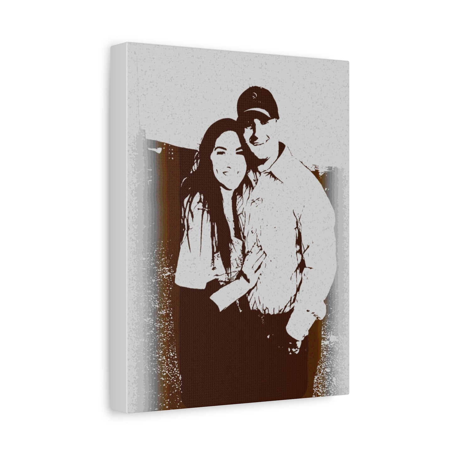 Matte Canvas, Stretched, 1.25" ... "The Best Of Friends" ... Original Works ... December 2023 ... Central Idaho, USA.
