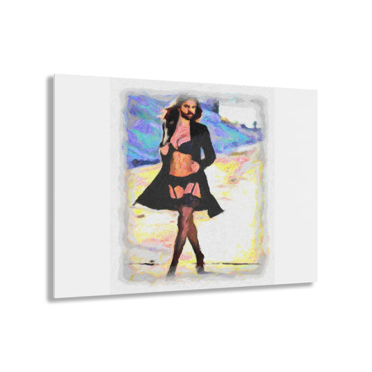Acrylic Prints ... The Low Spark of High_HEELED_Boys ... 'Garterbelt & Bra Inclusive!' ... Original Works ...