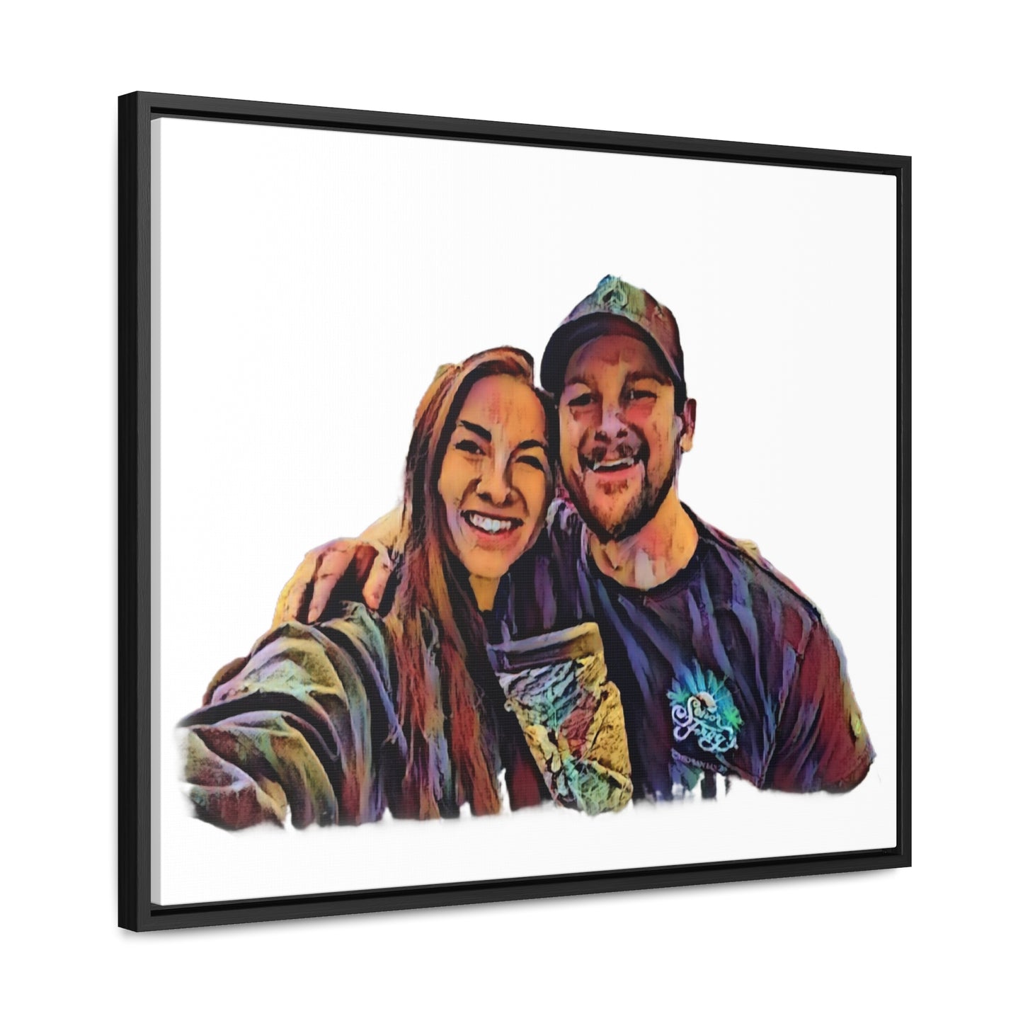 Gallery Canvas Wraps, Horizontal Frame ... "The Best Of Friends" ... Original Works ... December 2023 ... Central Idaho, USA.