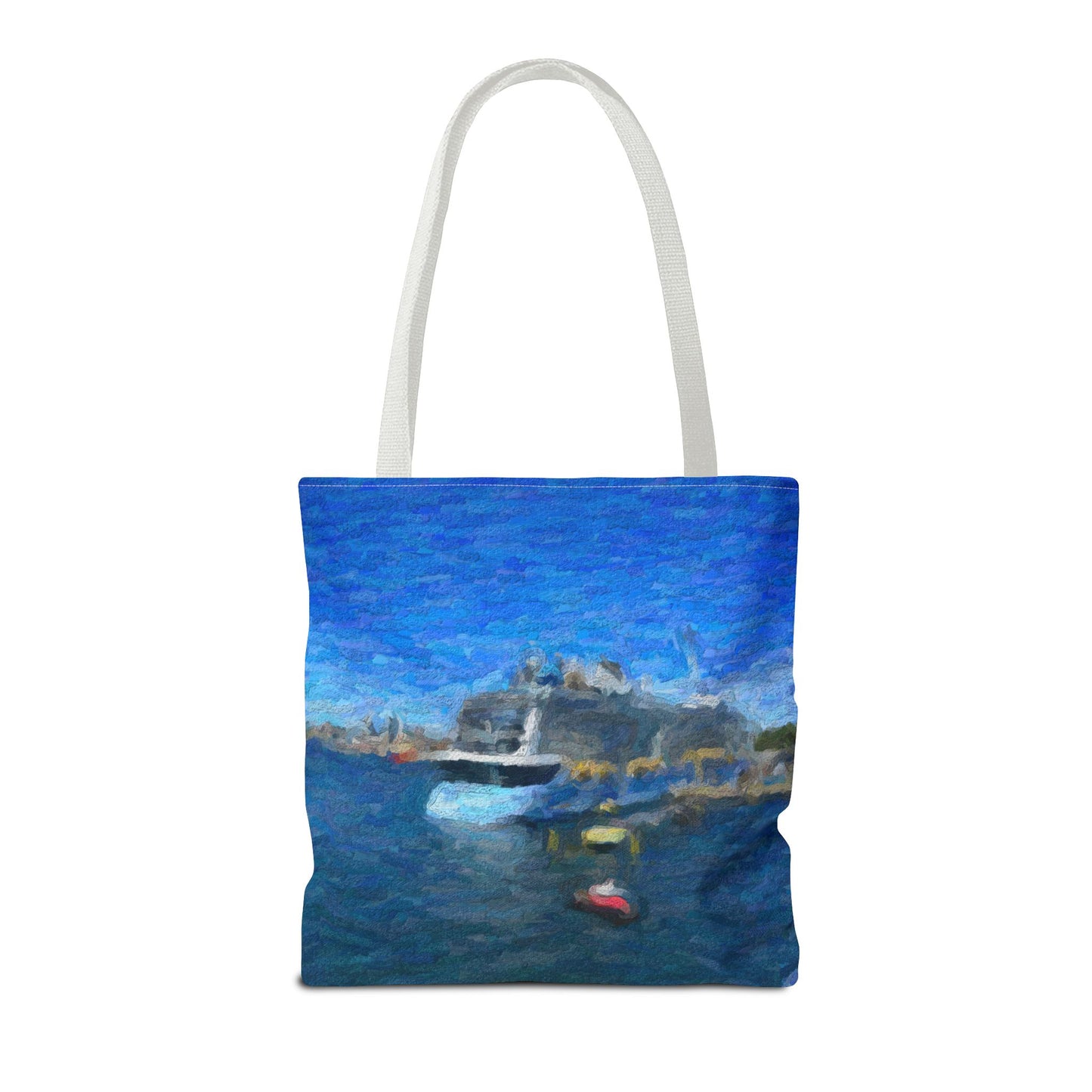 Tote Bag (AOP) ... Into Vancouver Harbor We Arrive: Celebrity Edge-Cruise ... Vancouver, British Columbia ... June 2024 ... Original Works