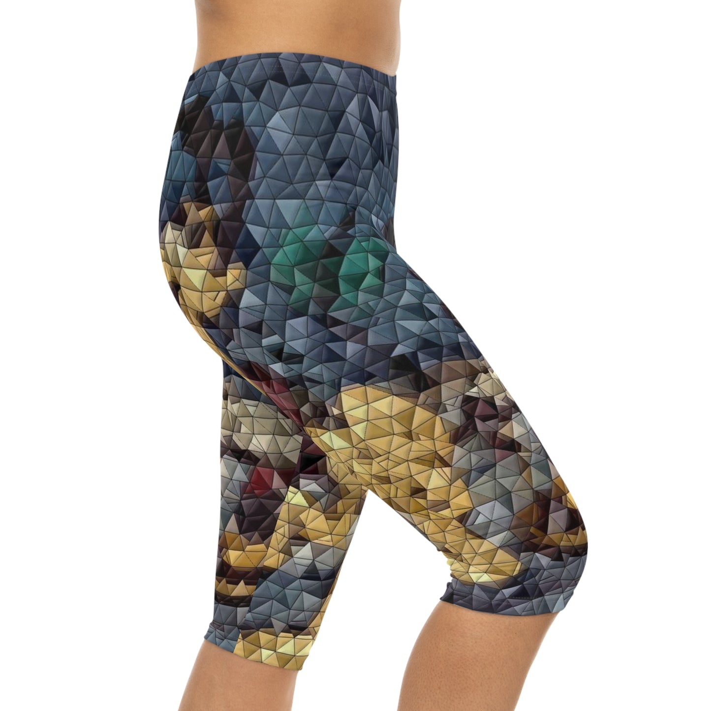 Women’s Capri Leggings (AOP) ... Mickey_N_Minnie Mouse & Pluto ... "A Winter Sleigh Ride" ... Original Works. Winter 2023 ...