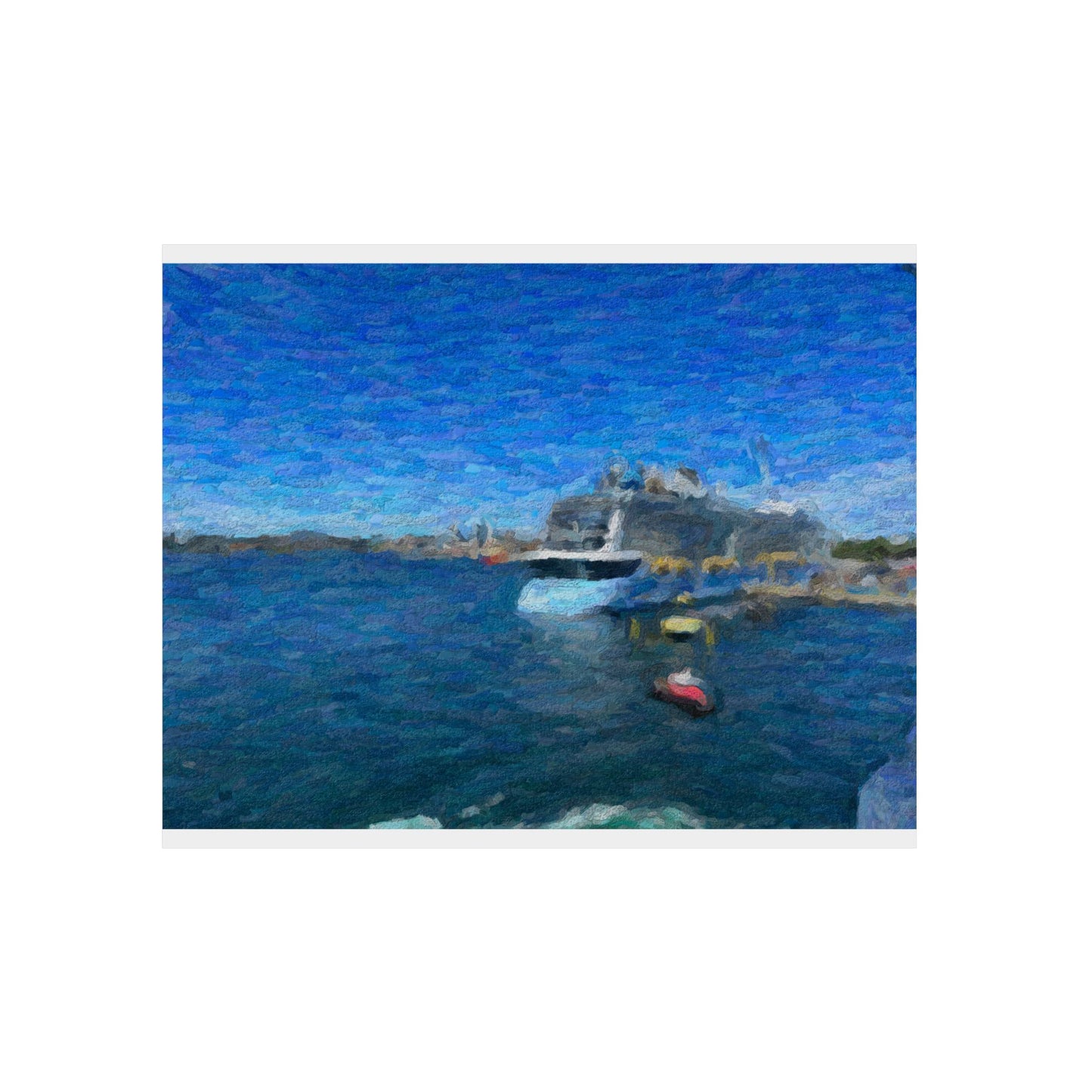 Aluminum Composite Panels  ... Into Vancouver Harbor We Arrive: Celebrity Edge-Cruise ... Vancouver, British Columbia ... June 2024 ... Original Works