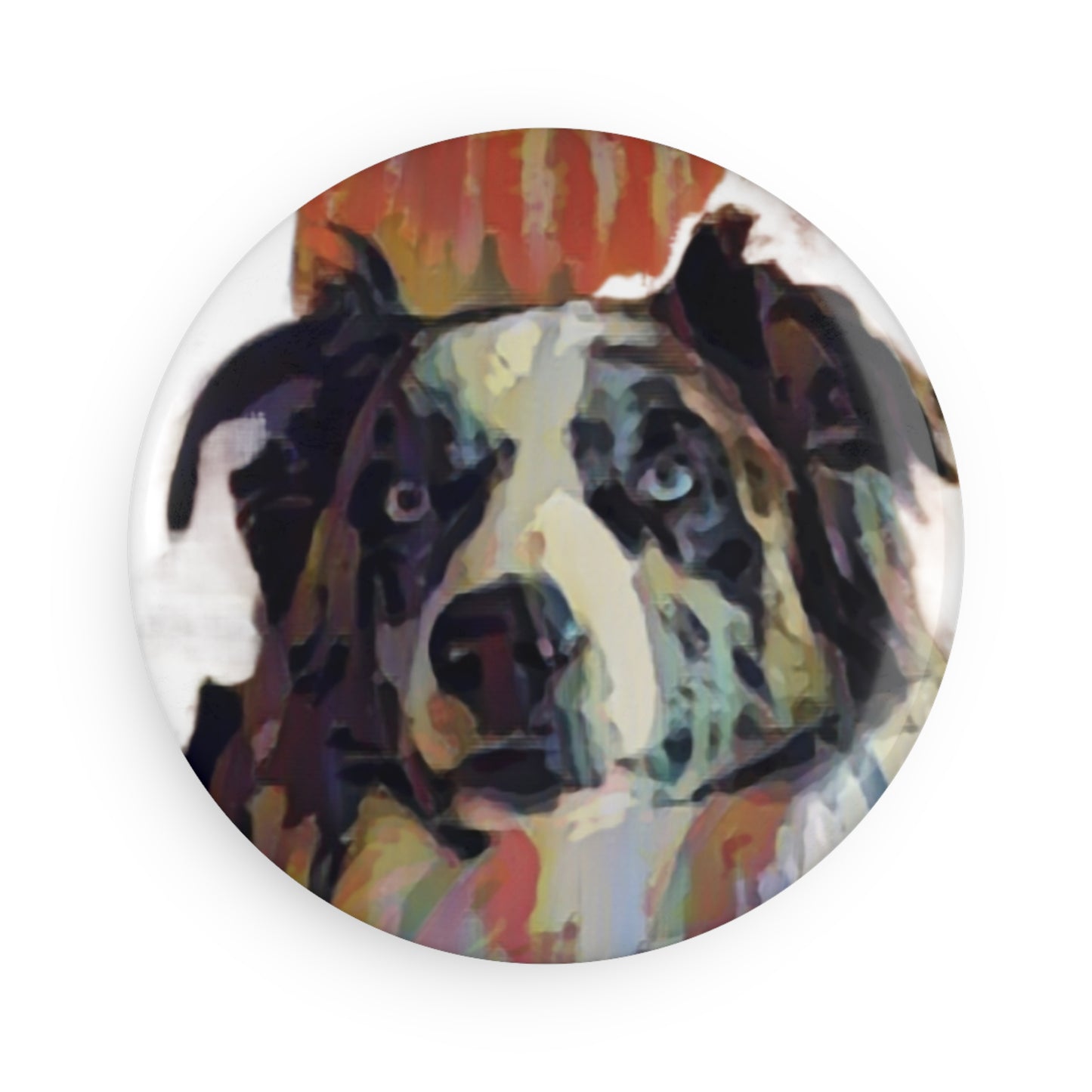 Button Magnet, Round (1 & 10 pcs) ... Ozzy-Hippensteel ... "Don't Cry Now ... Dry-Your-Eyes ... On-The-Wind". Original Works. May 2023.