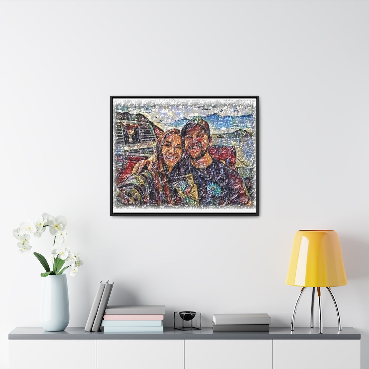 Gallery Canvas Wraps, Horizontal Frame ... "The Best Of Friends" ... Original Works ... December 2023 ... Central Idaho, USA.