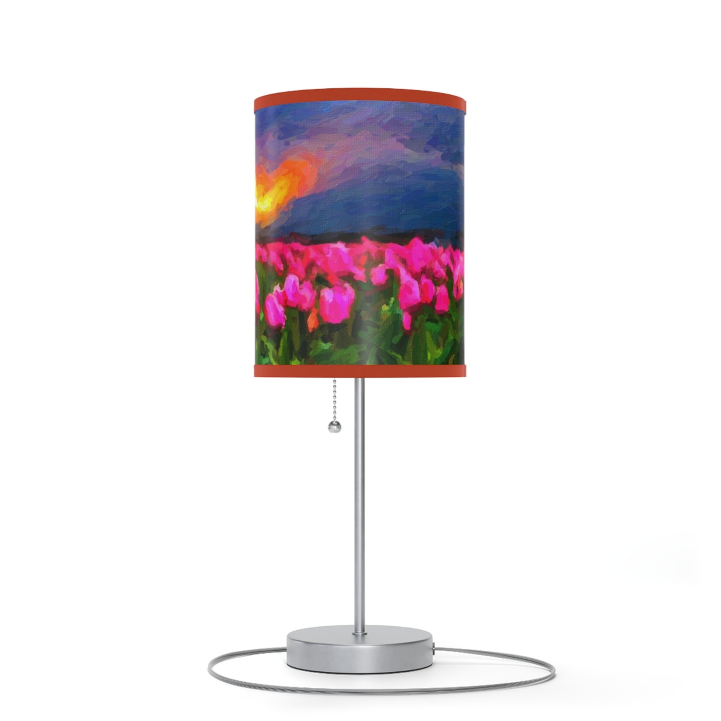 Lamp on a Stand, US|CA plug ... Skagit Valley Tulips ... Skagit Valley, Washington ... Family Archives ... Original Works ... Circa 1980's ...