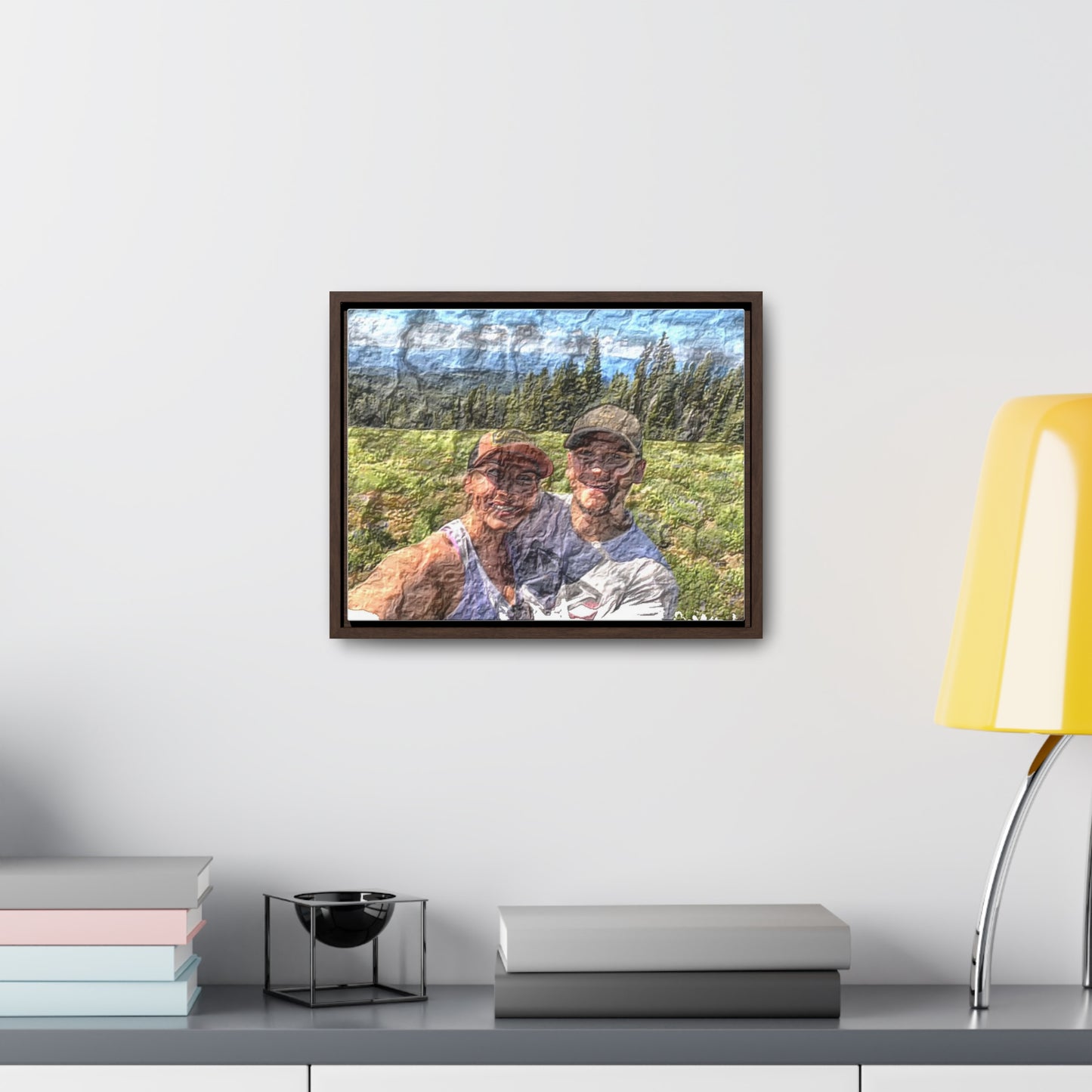 Gallery Canvas Wraps, Horizontal Frame ... "The Best Of Friends" ... Original Works ... December 2023 ... Central Idaho, USA.