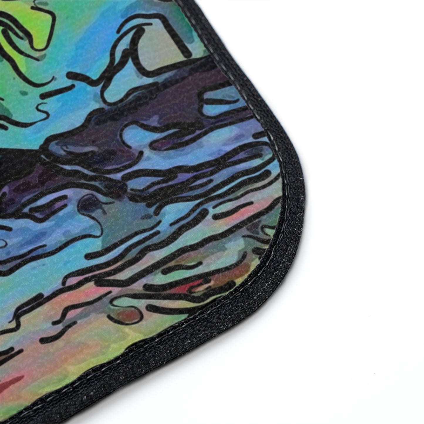 Car Floor Mats, 1pc ... On-The-Prairie .. "The Storm Is Brewing" ... Central Idaho: November 2023 ... Original Works ...