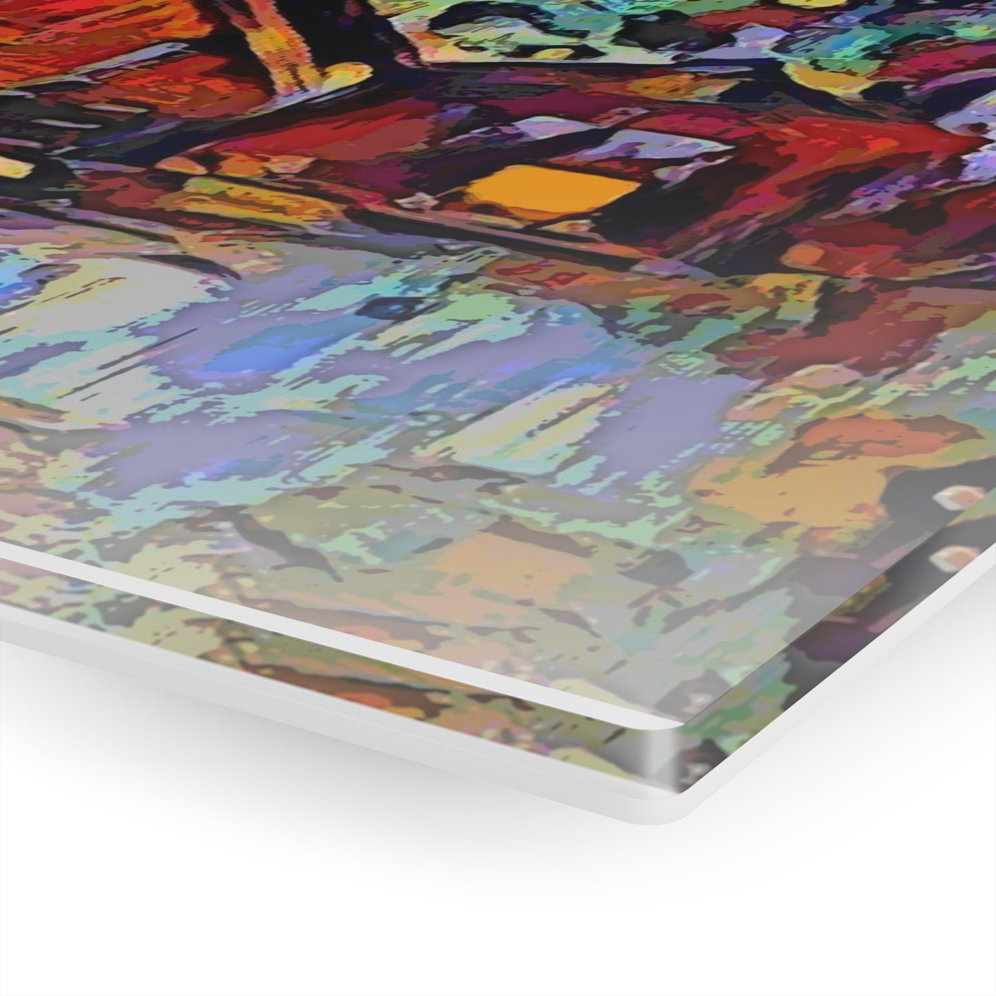 Acrylic Prints ... A Very Abstract "Mountain Winter Scene" ... Original Works. Copyright Phot's Photo_LODA: Les Objets D'Art. December 2023 ...