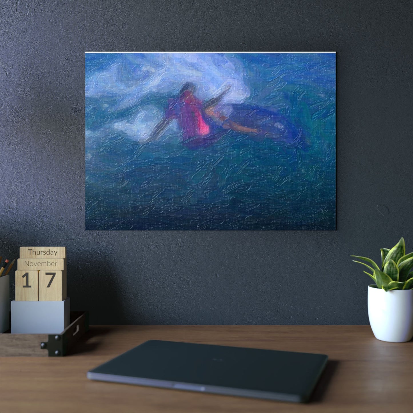 Aluminum Composite Panels ... Paris_2024_Surfing Competition-Tahiti_French-Polynesia .... 'Gabriel Medina World Campion Drops-In' ... Original Works ...