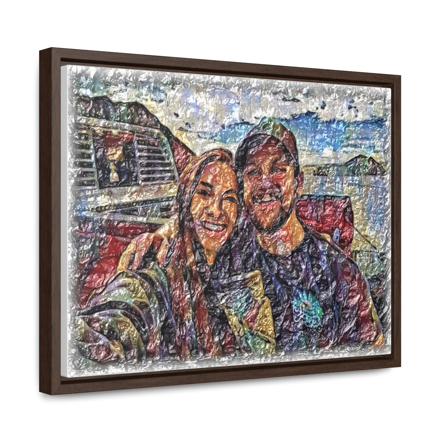 Gallery Canvas Wraps, Horizontal Frame ... "The Best Of Friends" ... Original Works ... December 2023 ... Central Idaho, USA.