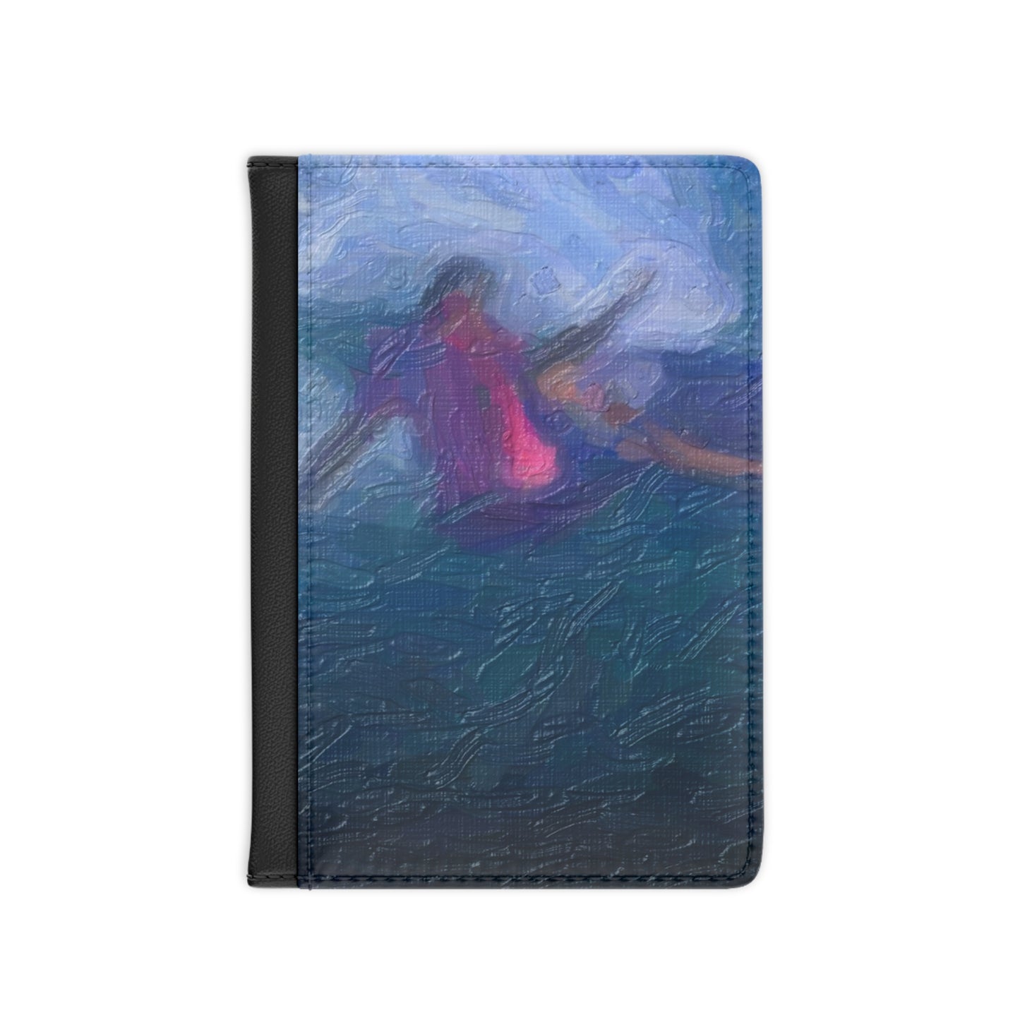 Passport Cover ... Paris_2024_Surfing Competition-Tahiti_French-Polynesia .... 'Gabriel Medina World Campion Drops-In' ... Original Works ...