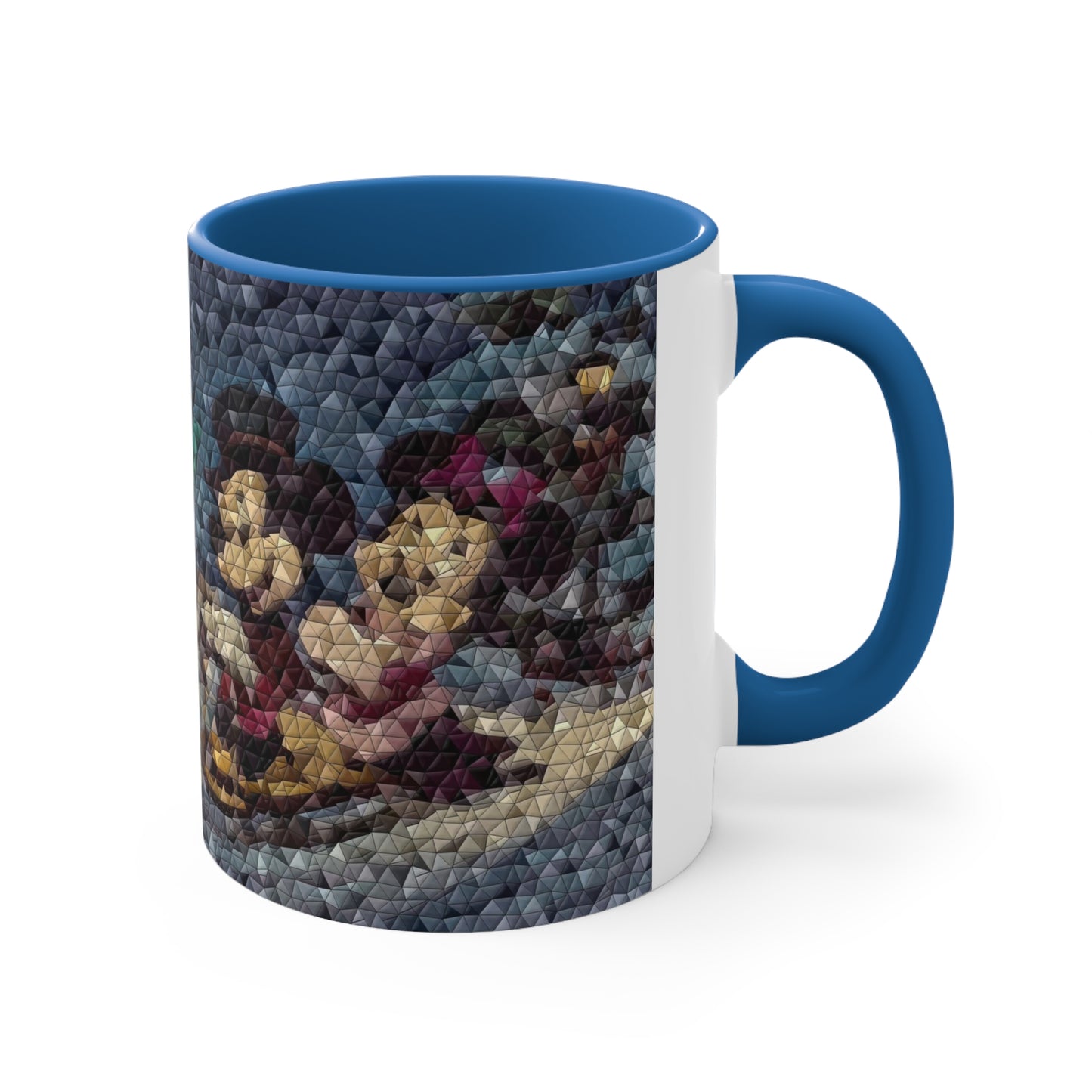 Accent Coffee Mug, 11oz ... Mickey_N_Minnie Mouse & Pluto ... "A Winter Sleigh Ride" ... Original Works. Winter 2023 ...